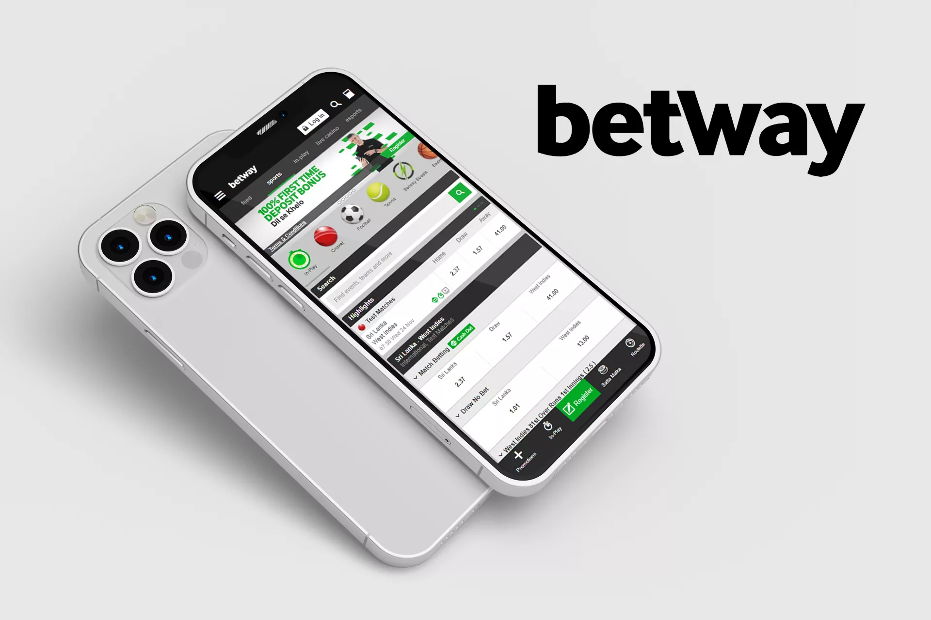 Betway is a worldwide and trustworthy bookmaker that has its own app for Android and iOS platforms.