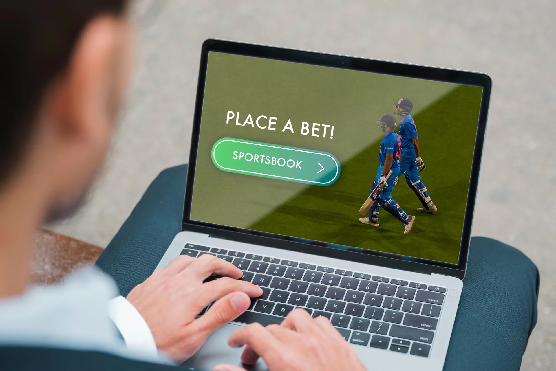 Go to the Sportsbook, choose a match and place a bet.