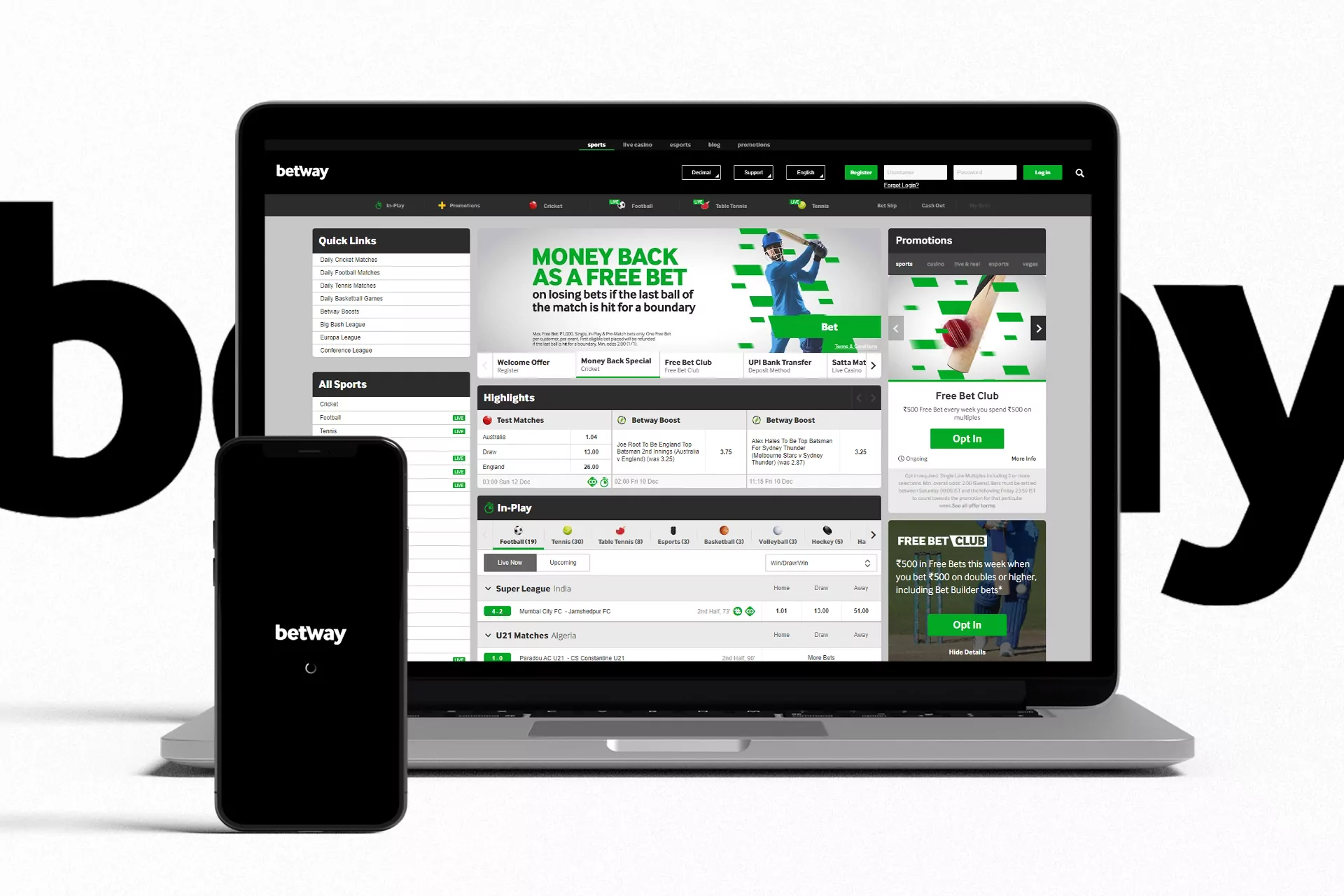 Betway is a well-known and trustworthy bookmaker licensed by Malta and United Kingdom.