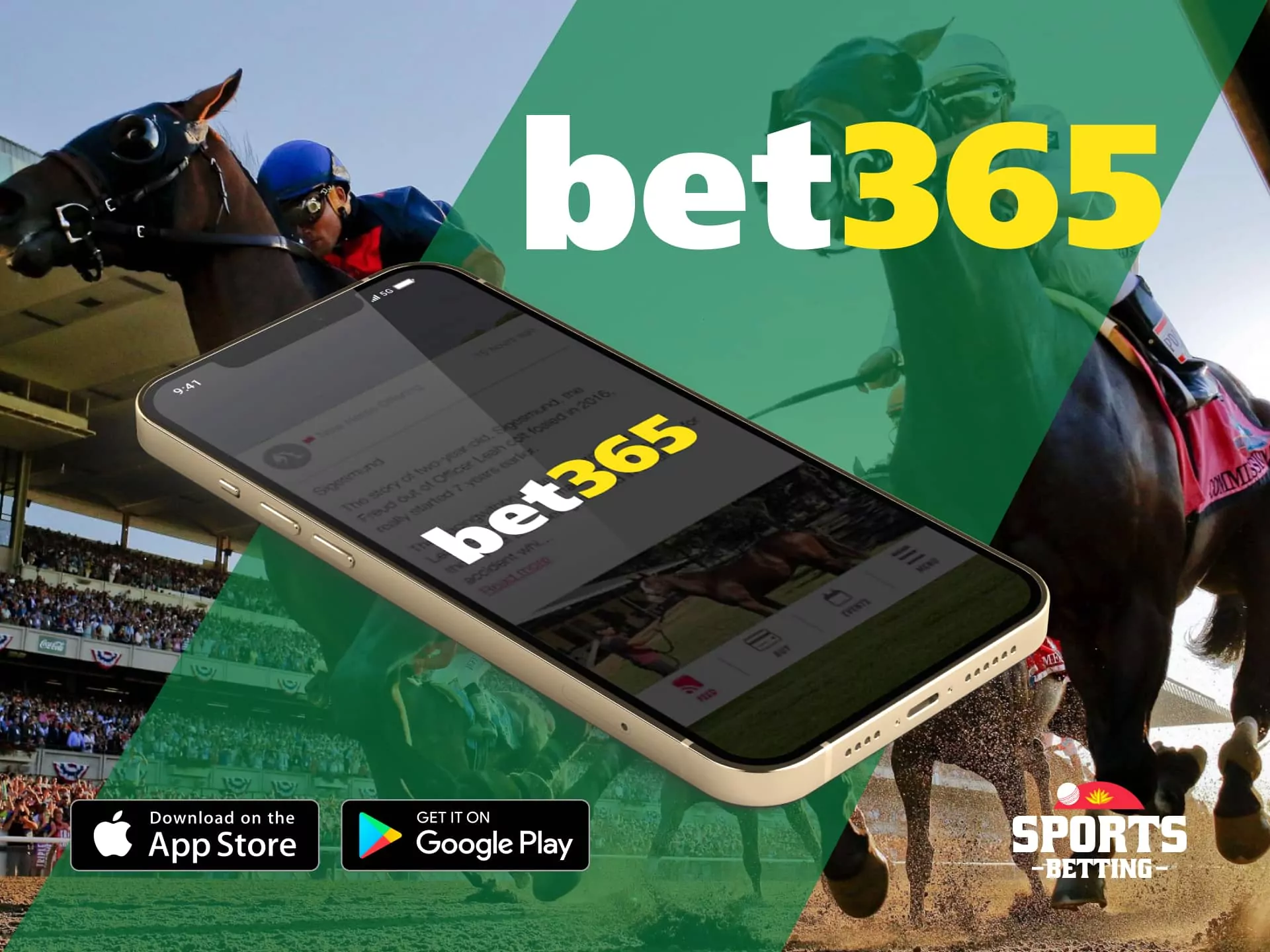 Bet365 horse racing betting site with not bado odds, compared to other bookmakers.