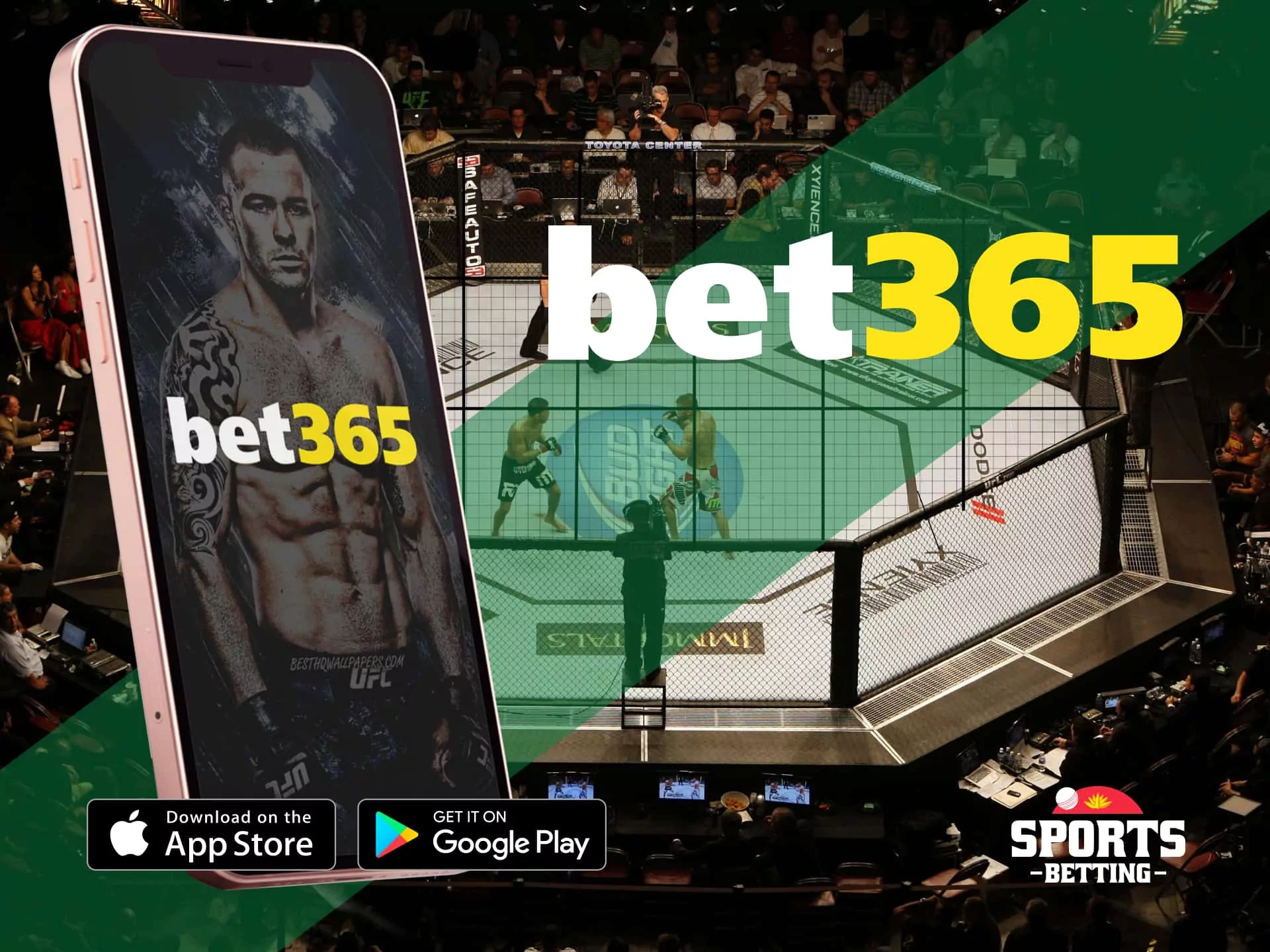 bet365 UFC betting app with plenty of bet types.