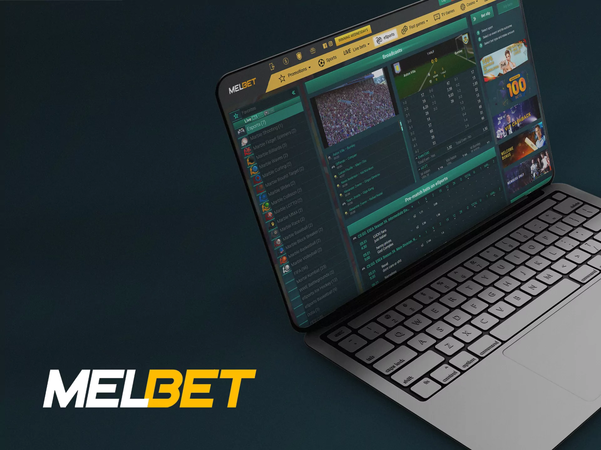 Esports fans from Bangladesh loves Melbet for its reliability and access to all the most important esports tournaments.