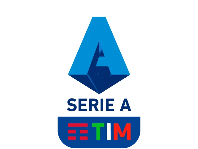 Serie A 2021-22 is the 120th season of top-level Italian football - official logo.