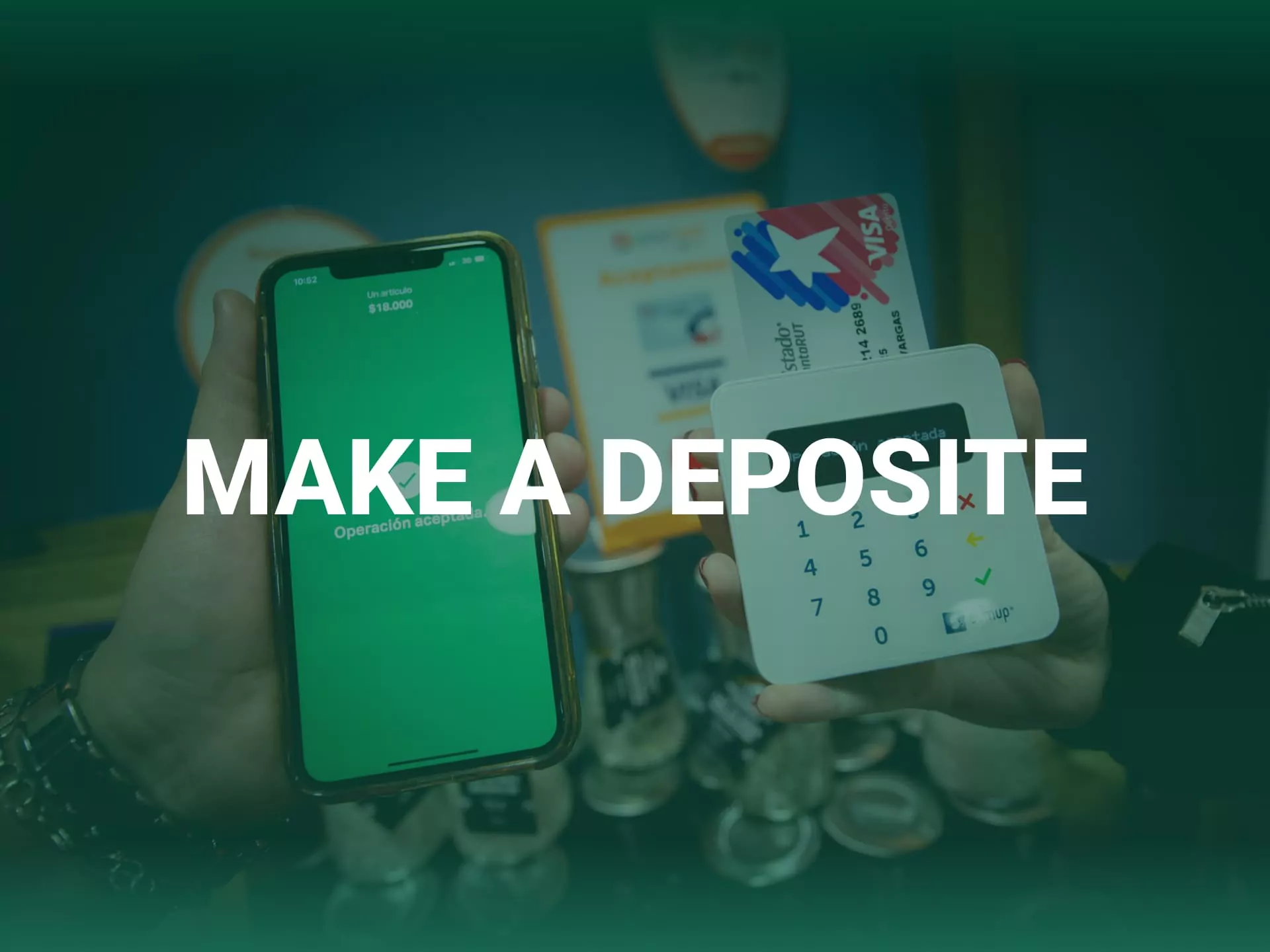 Instructions for making a deposit at kabaddi betting sites.
