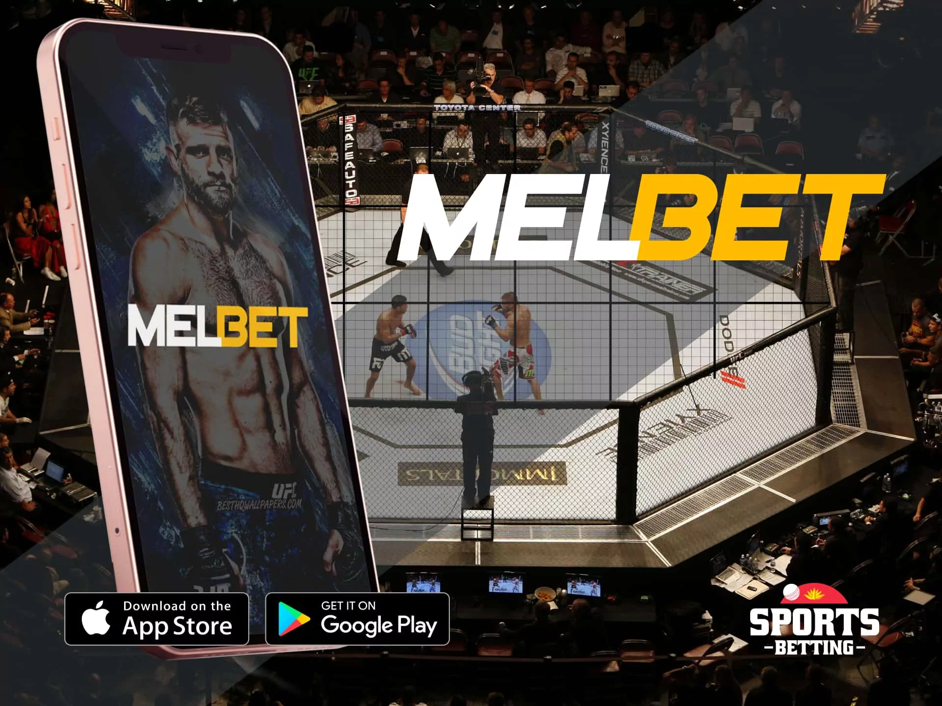 MelBet UFC betting app with guaranteed data and money safety.