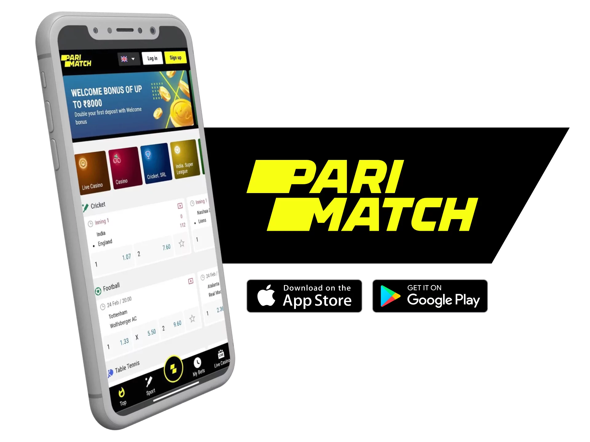 Parimatch of one of the most recognisable brands in the betting industry and has a customer base of over 1 million bettors.