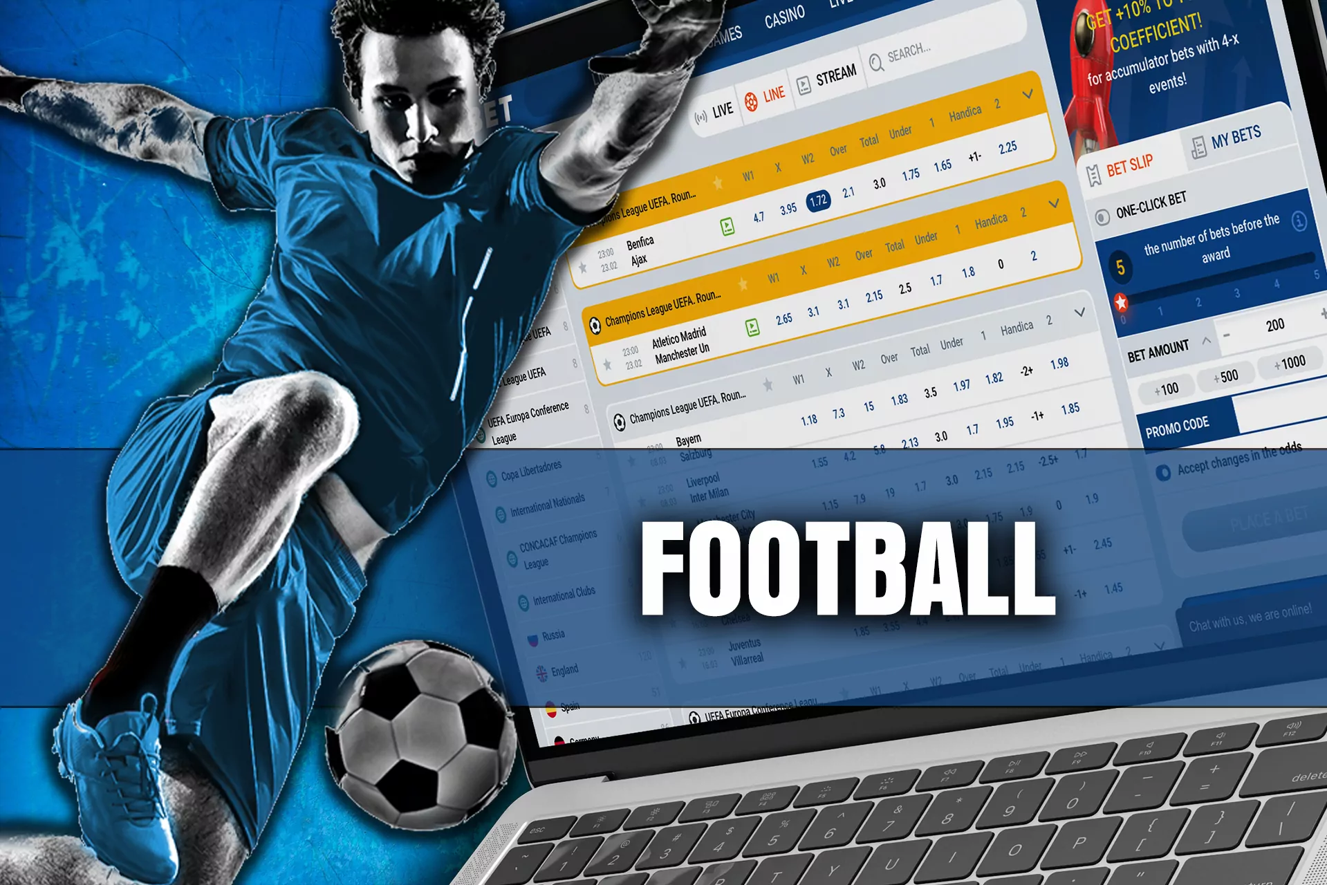 Mostbet is the best betting site for football in Bangladesh.