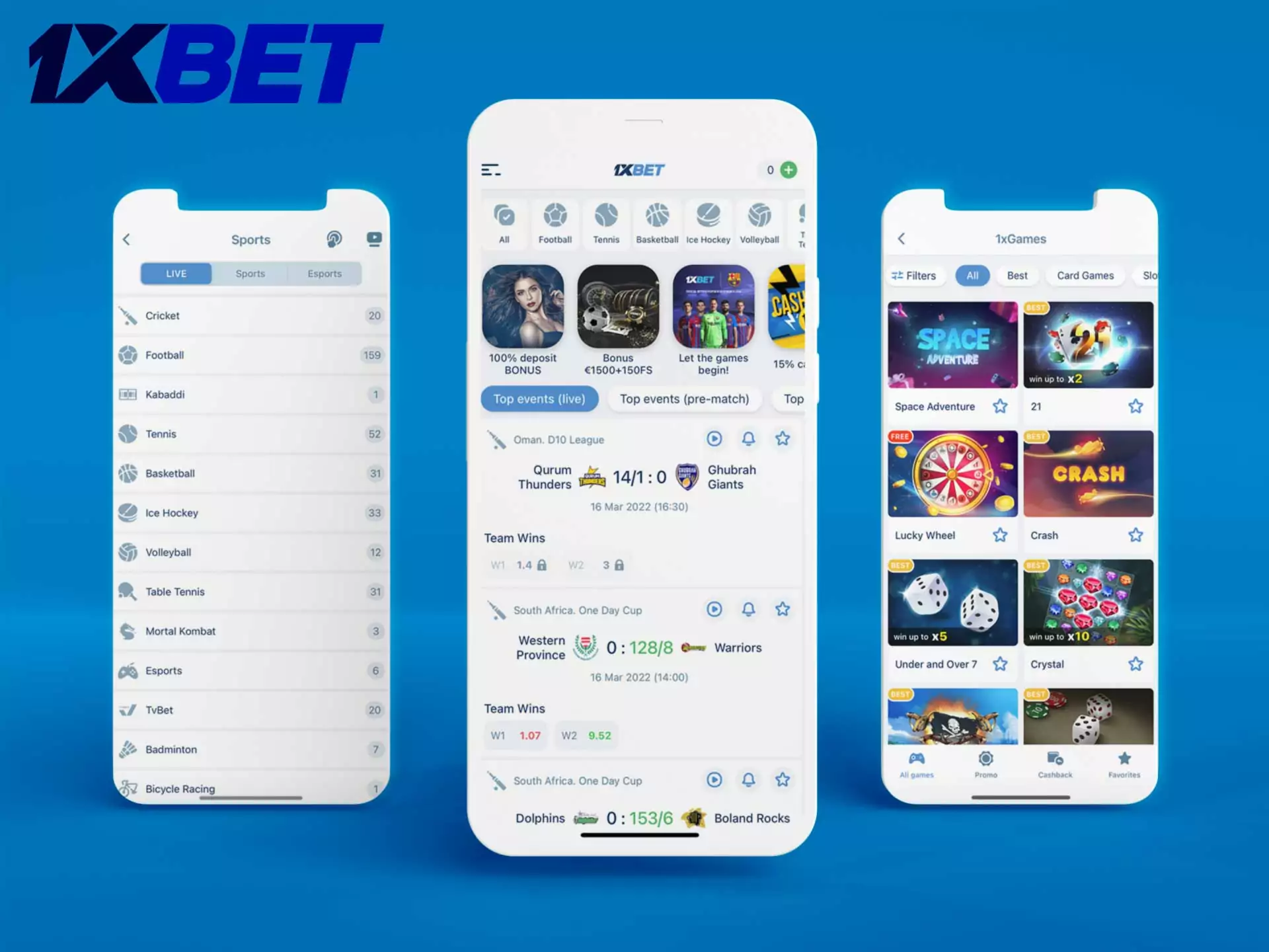1xbet is a popular application in Bangladash, that provides sign up bonuses, live betting, virtual sports.