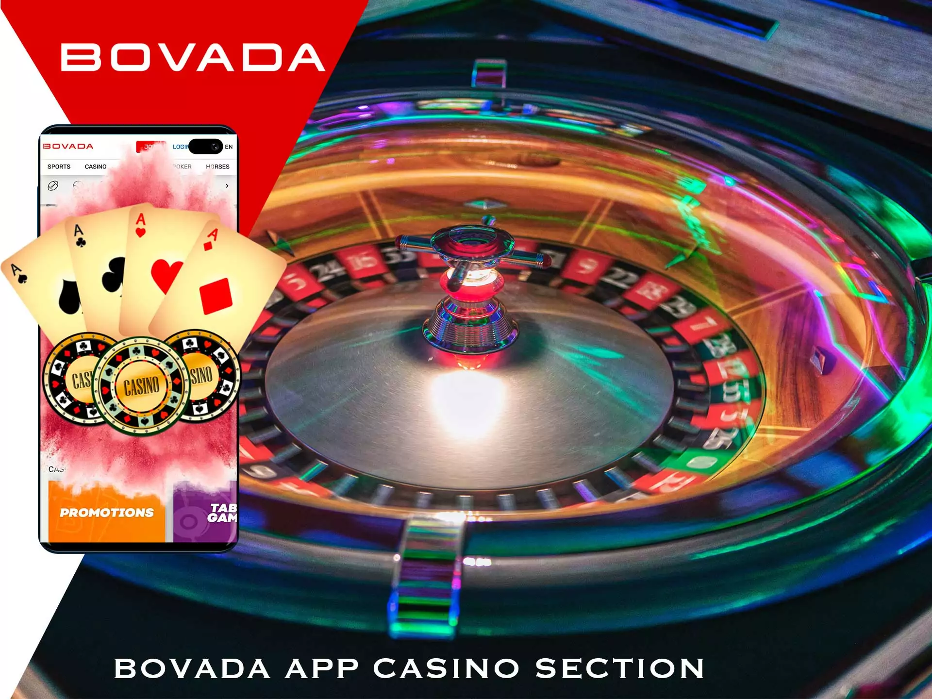 Bovada is also featured as a gambling app.