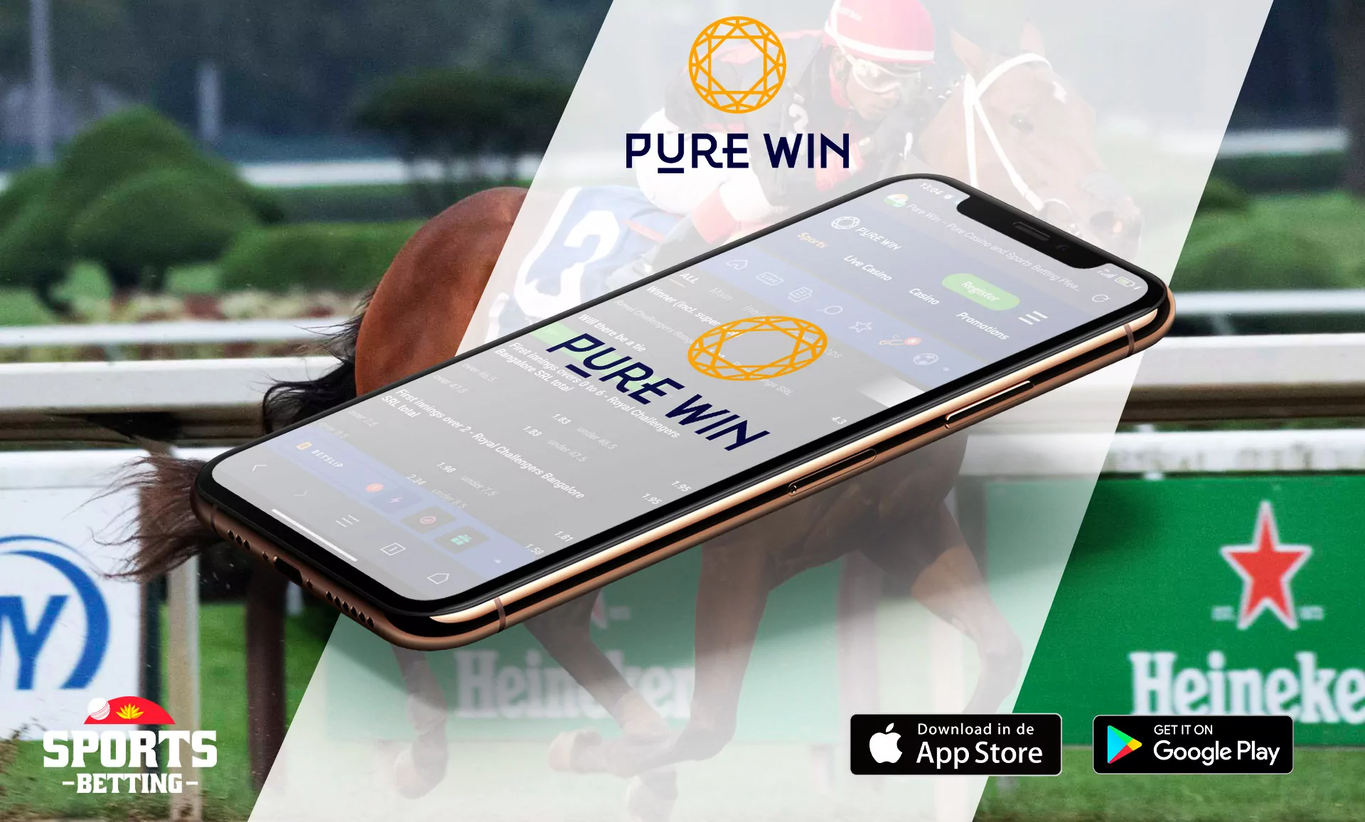 Bet on horse racing in Bangladesh with Pure Win betting company.