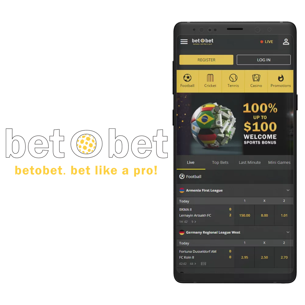 Review of Bet O Bet mobile version of the website in Bangladesh.