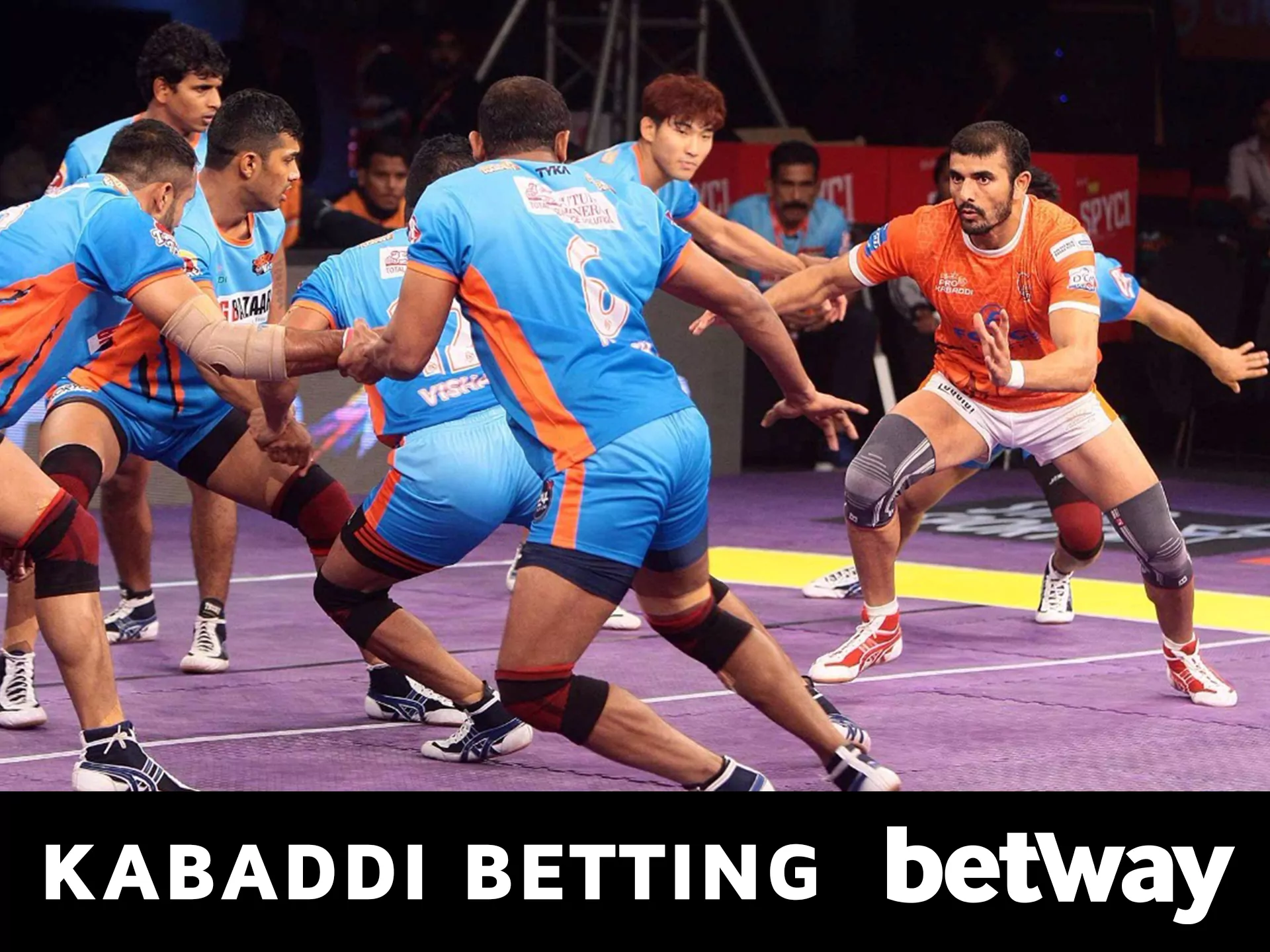 Kabaddi betting on Betway.