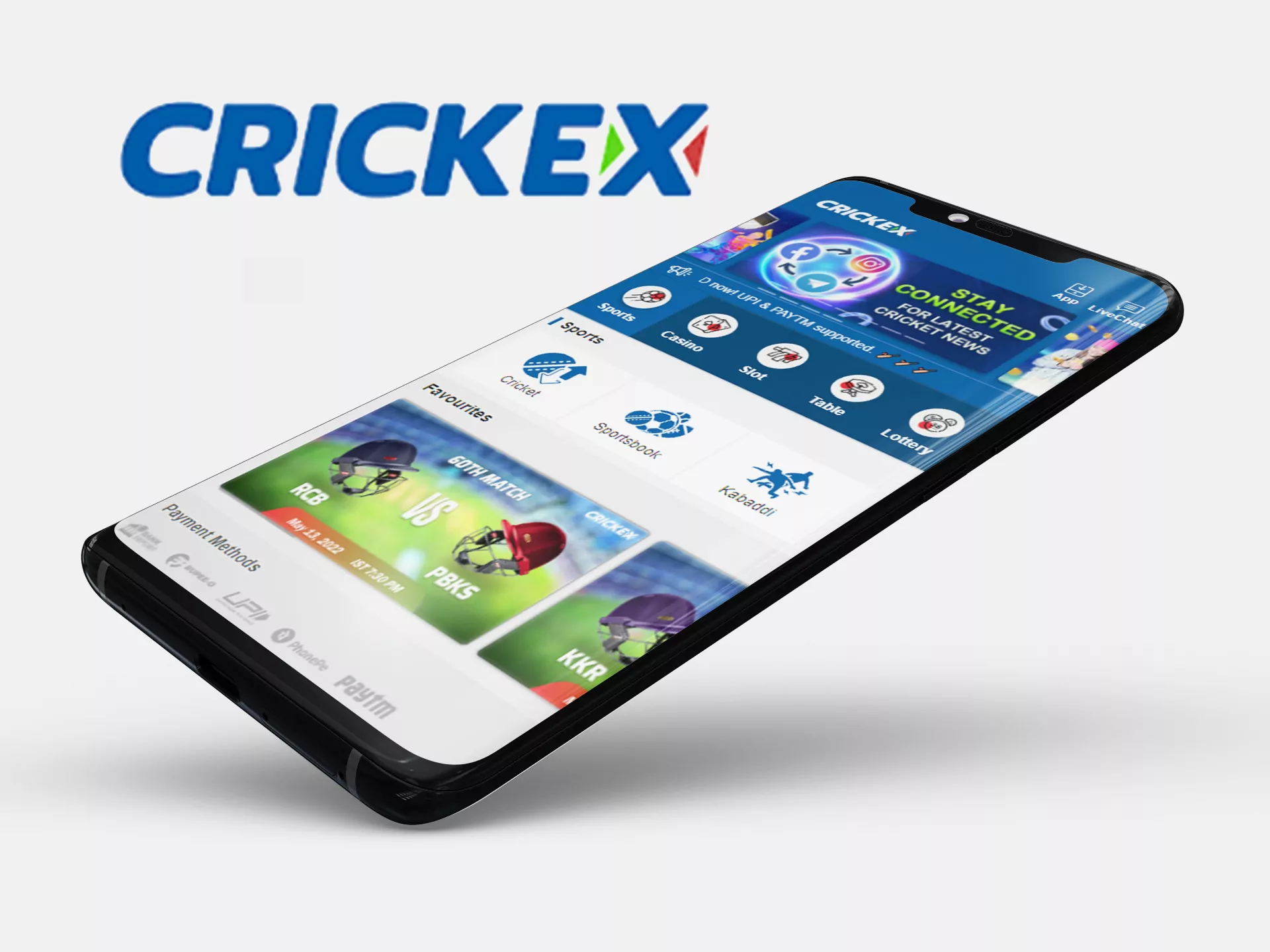 Crickex app is a new application on online betting market.
