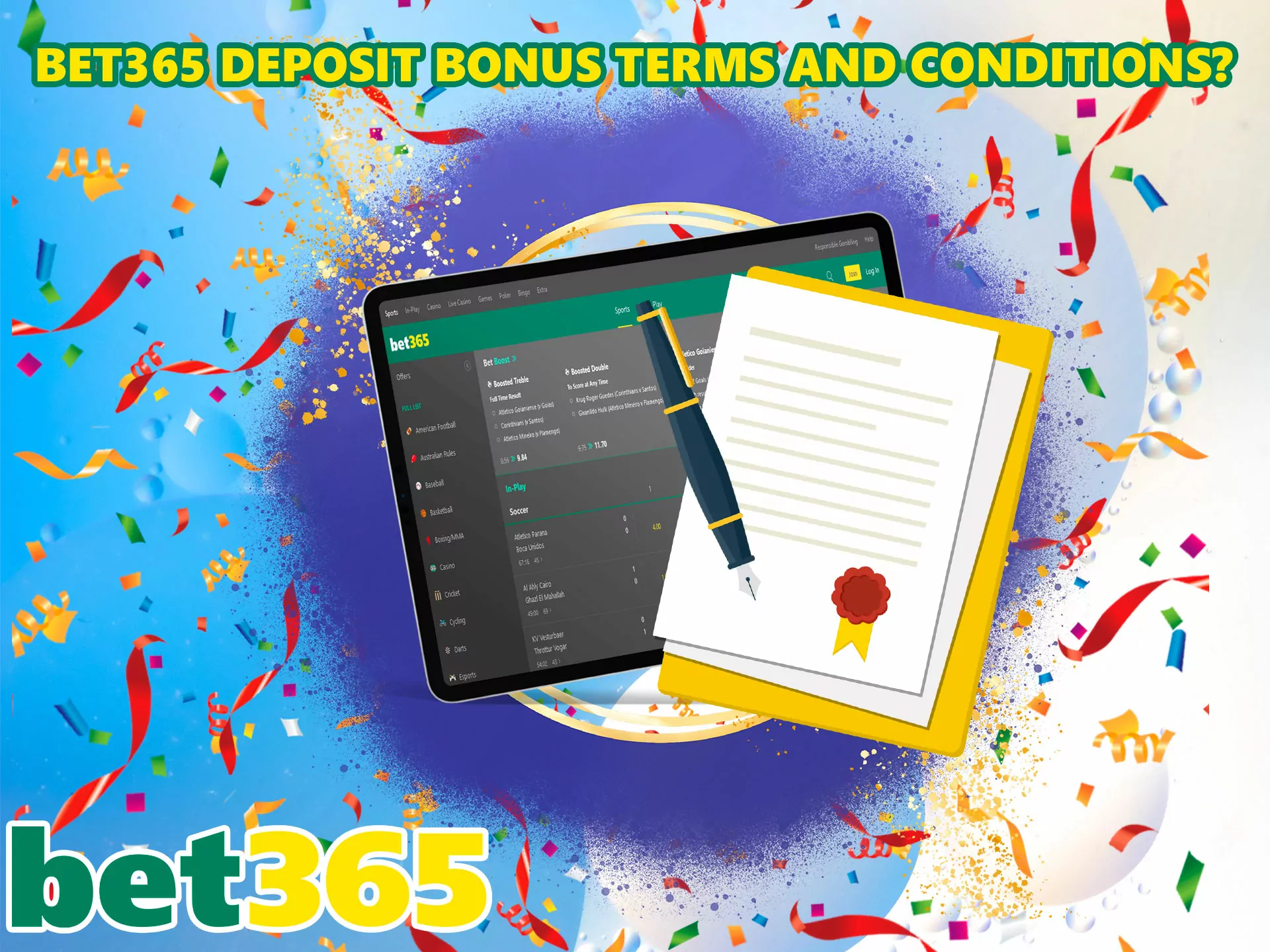 You need to replenish the qualifying deposit for its amount, thus you will unlock Betbonuses in Bet365.
