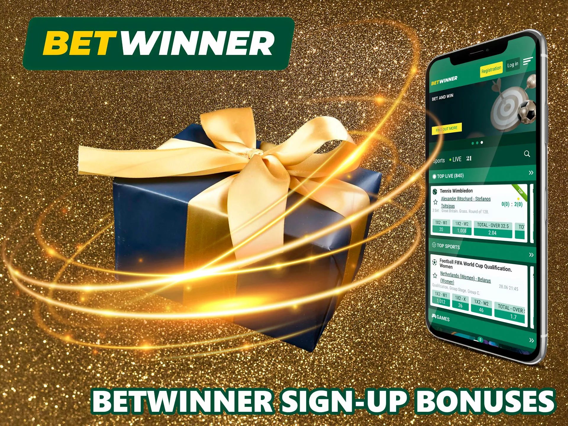 The bookmaker offers two types of gifts, information on how to get them is available in this section.