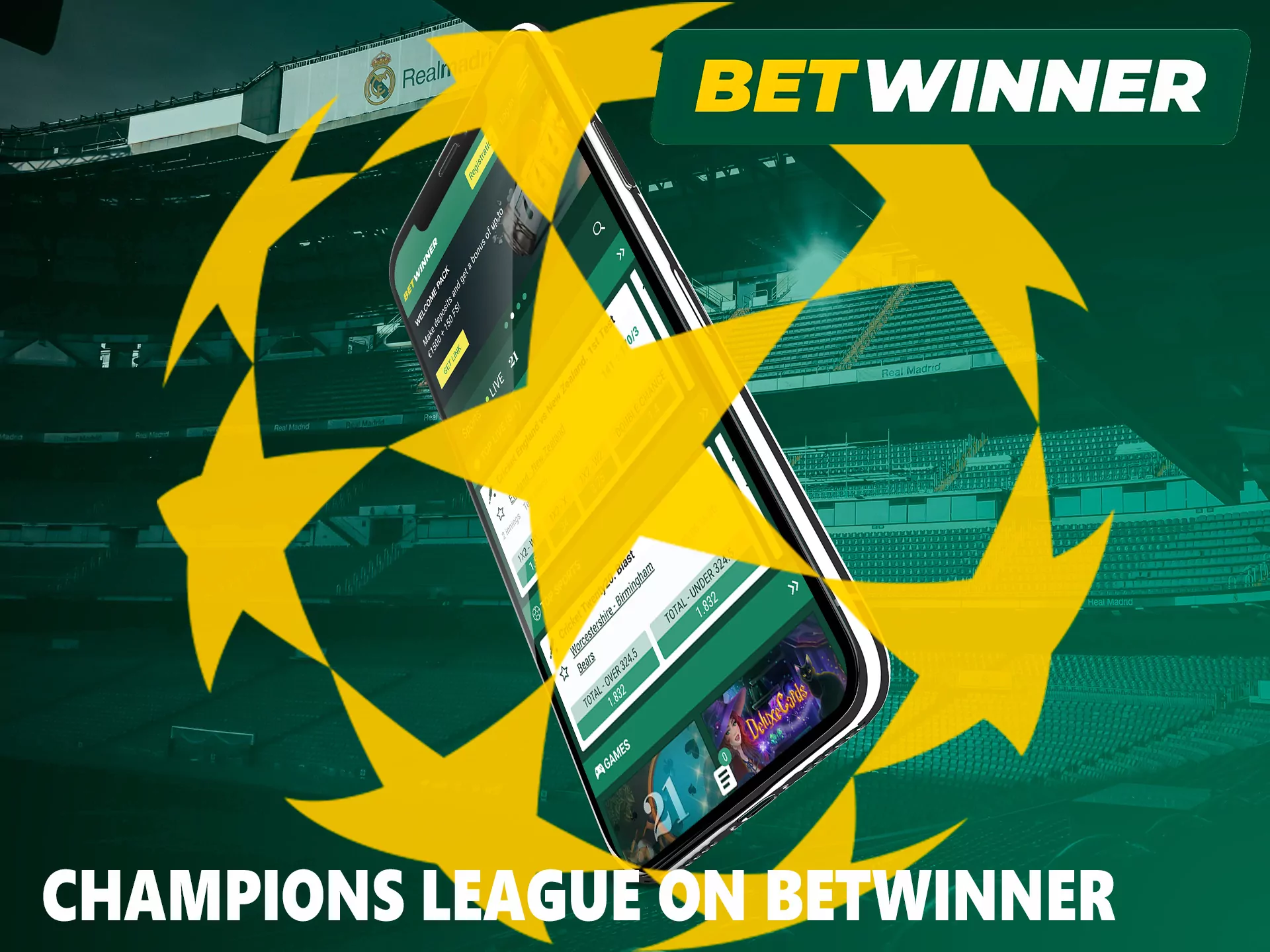 Fans of the Champions League are waiting for a whole section dedicated to it.