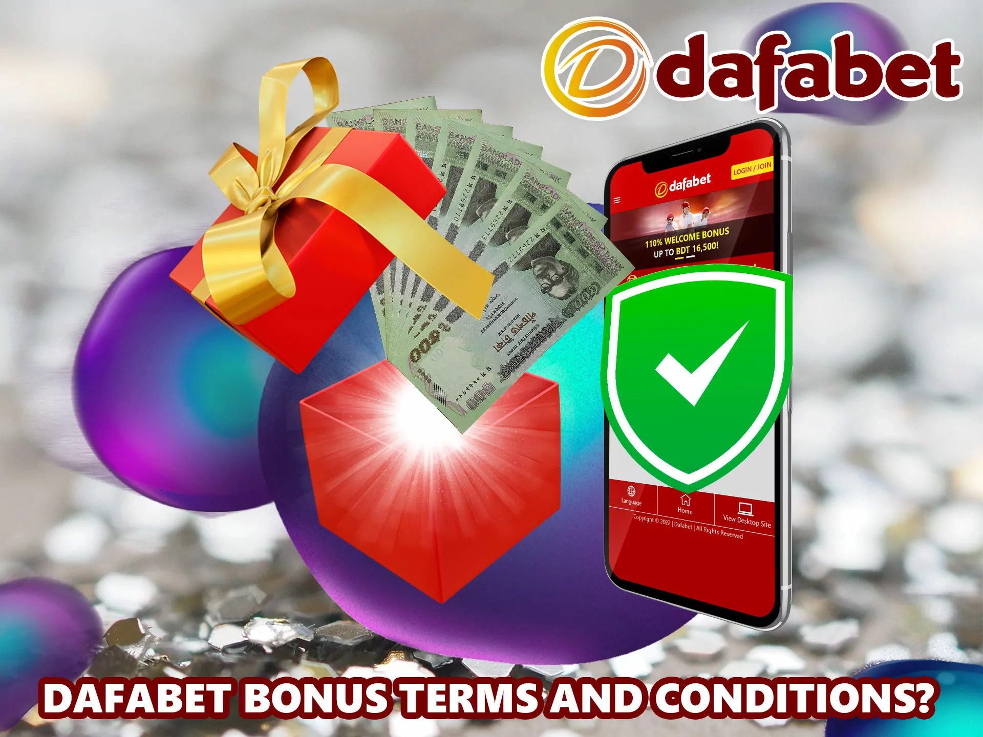 Learn more about additional points and conditions for receiving bonuses at Dafabet.