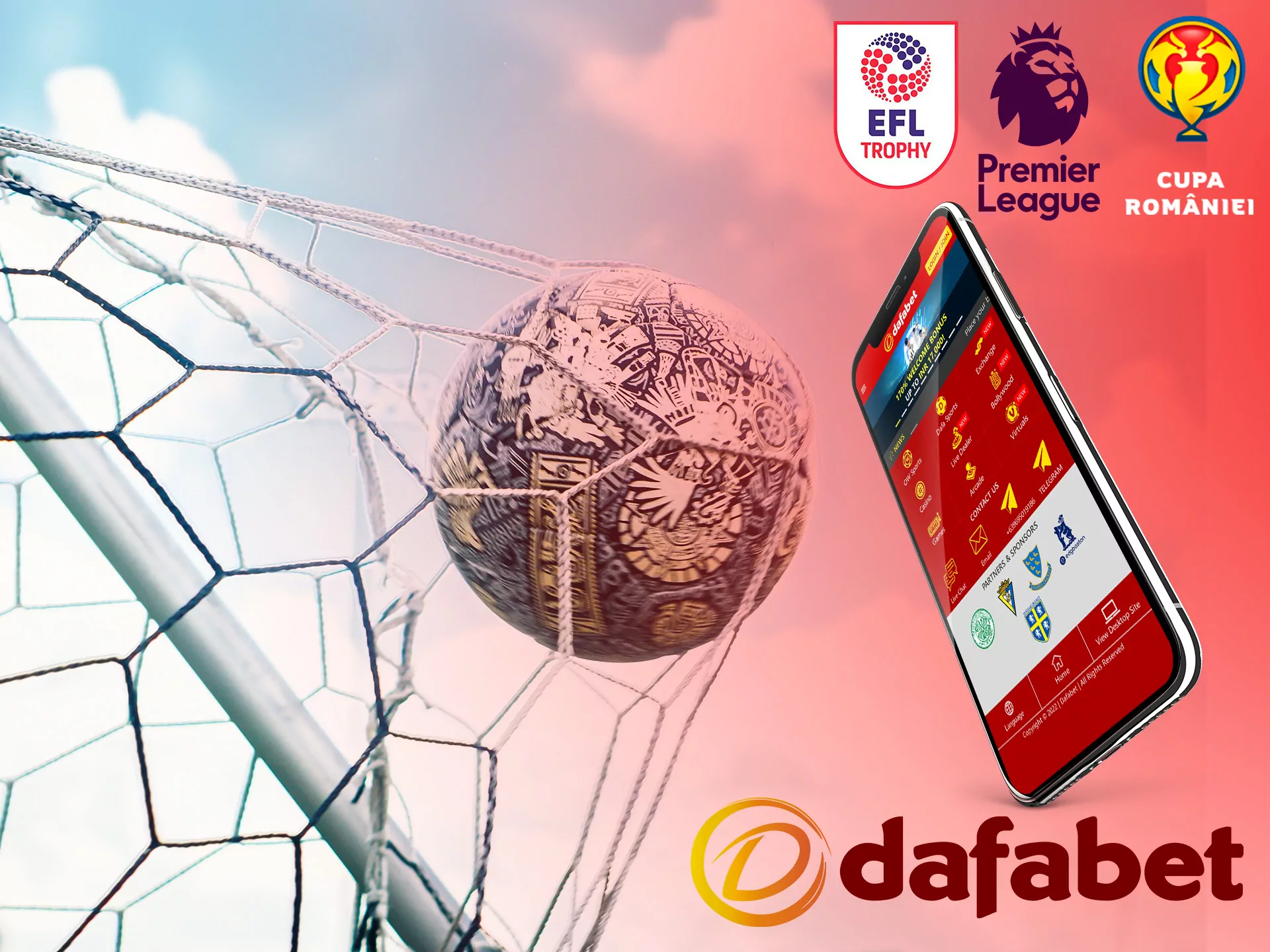 Football fans will find a lot of interesting things in Dafabet, win/draw/win - regular time, Asian Handicap - regular time, over/under and more than 30 other bets.