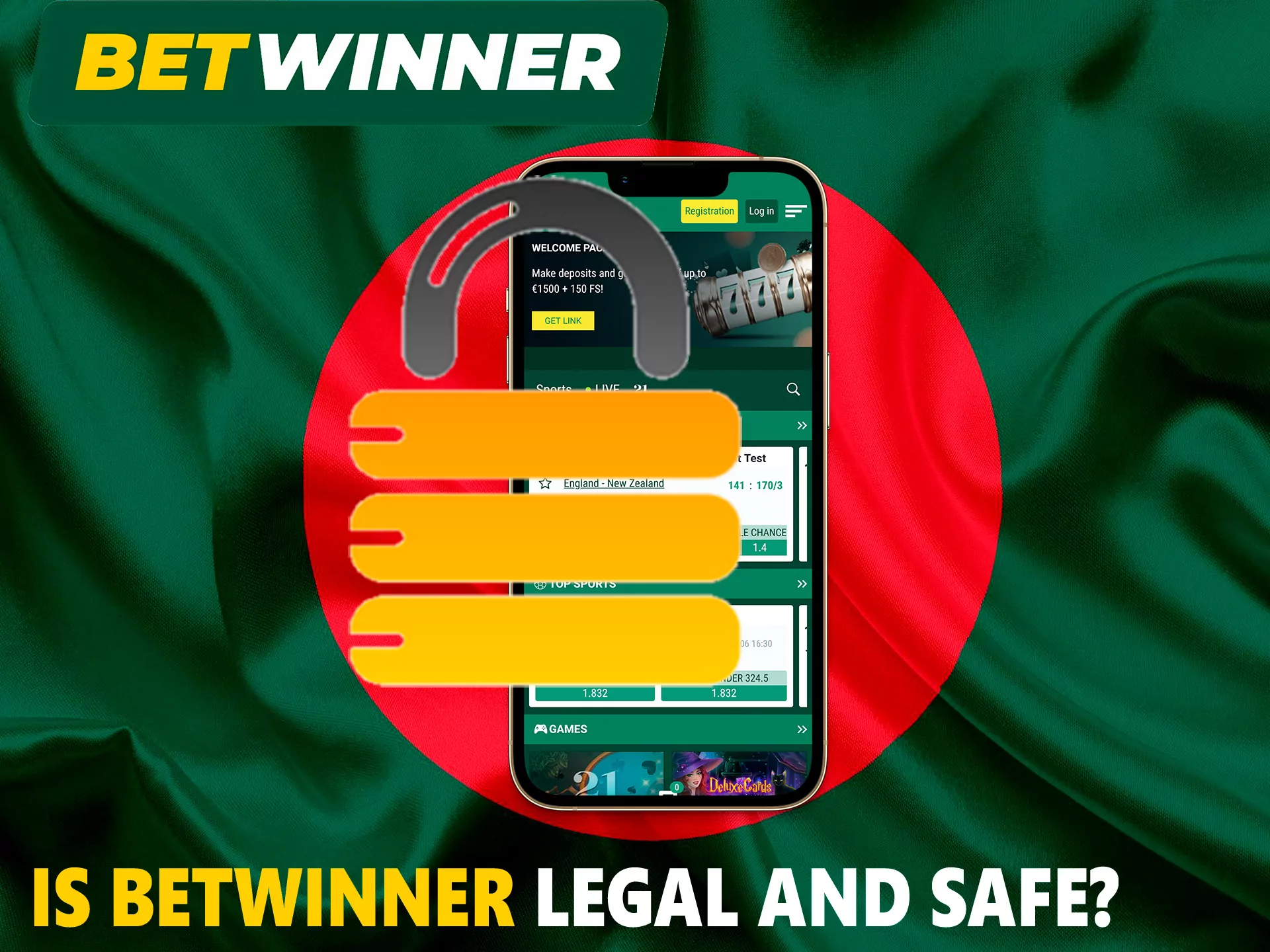 Betwinner offers only secure payment methods and is legal in Bangladesh.