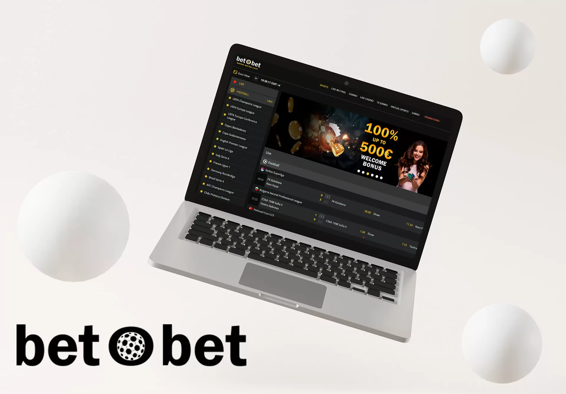 Betobet offers more then 20 sports for online betting and casino games for Bangladesh players.