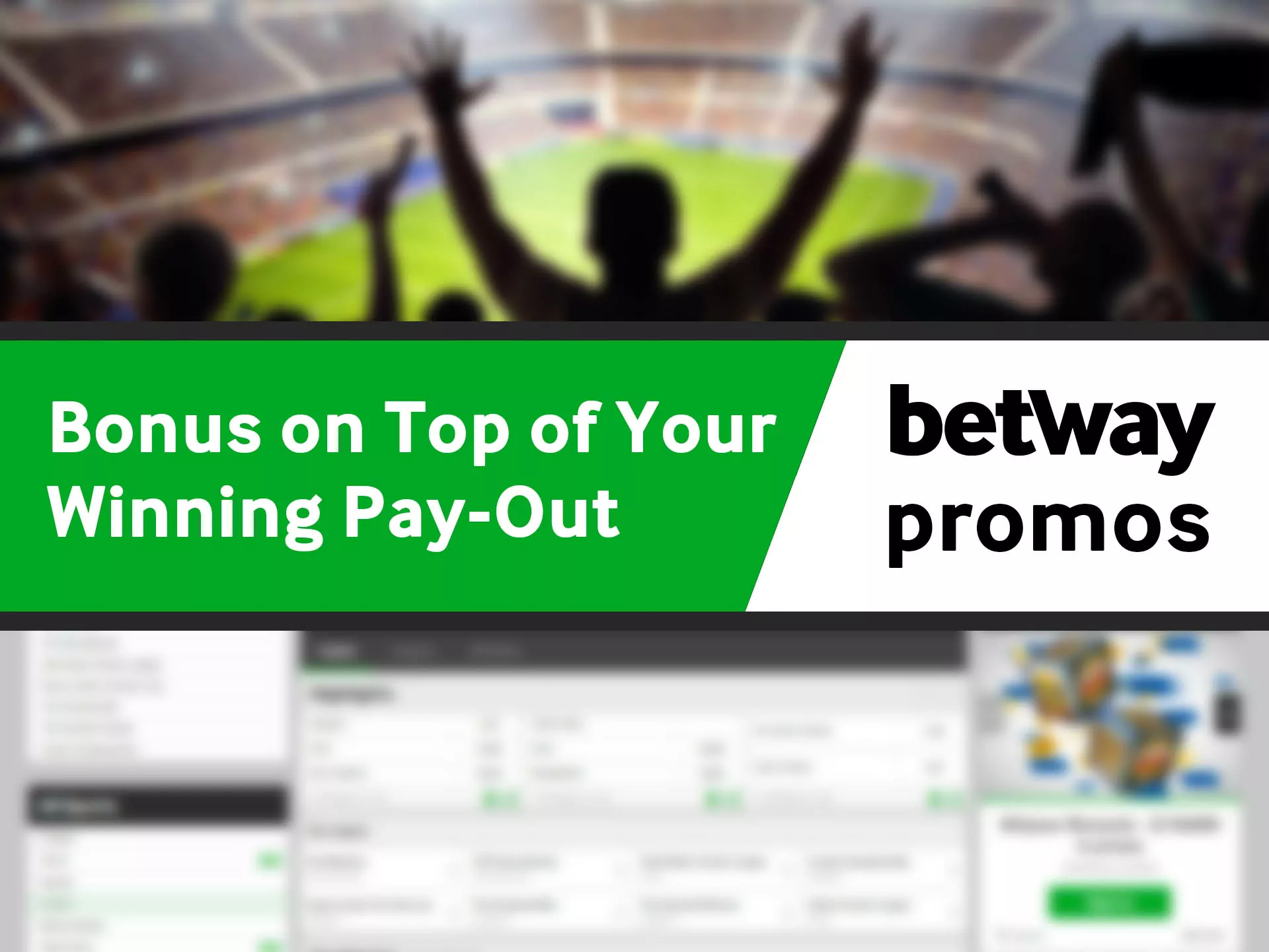 If your bet win you can get more money at Betway.