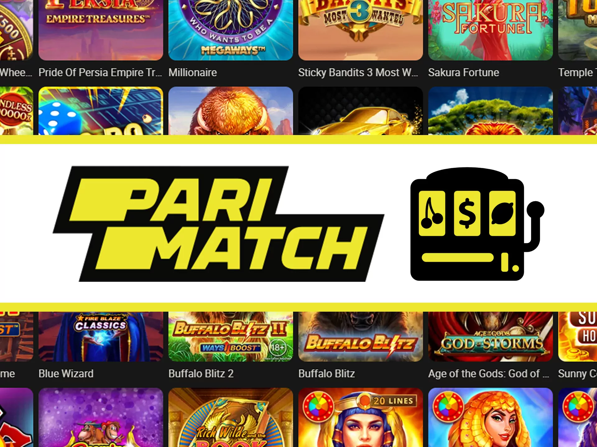 Play Parimatch casino games.