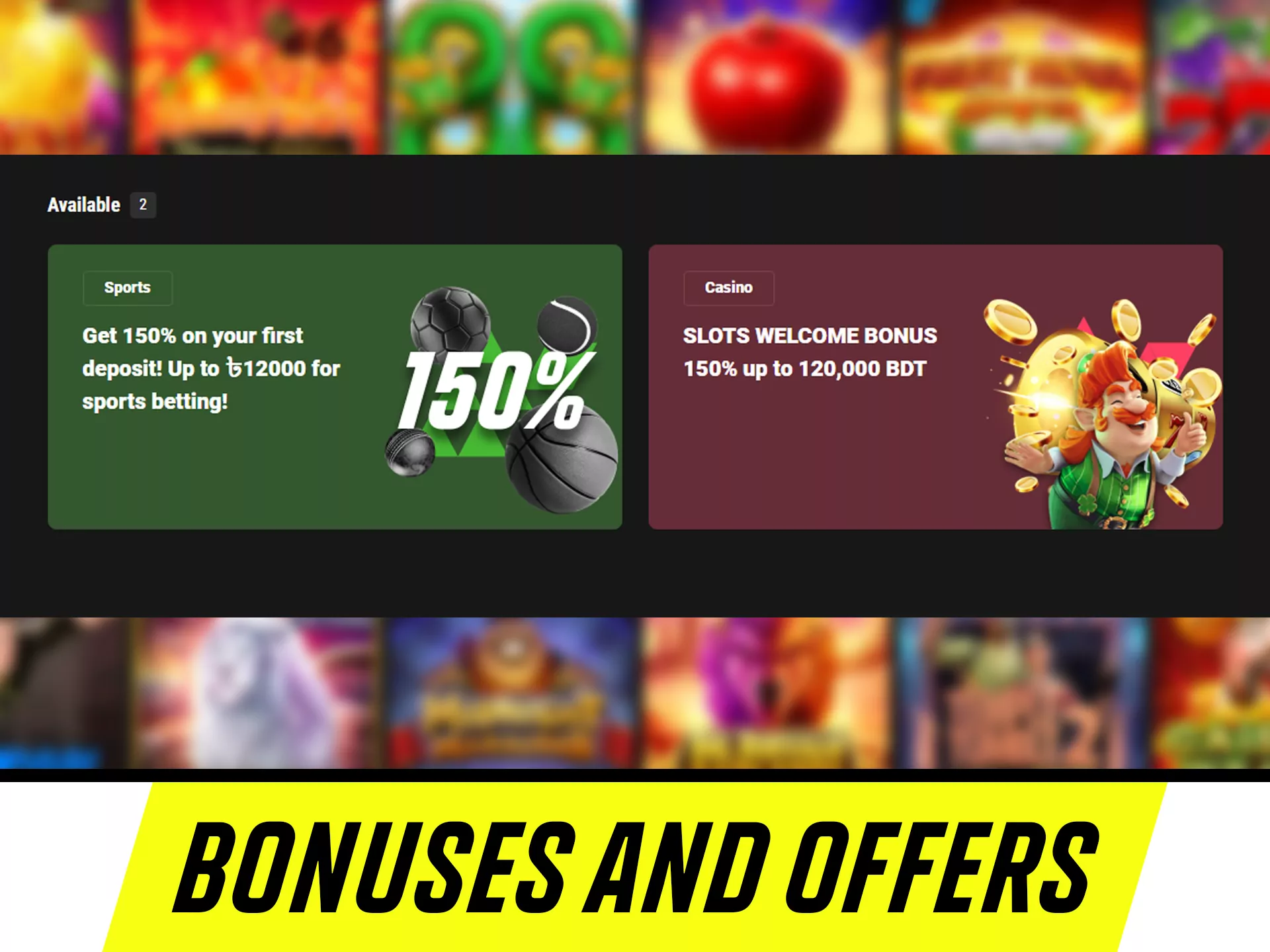 Use all of the bonuses at Parimatch.