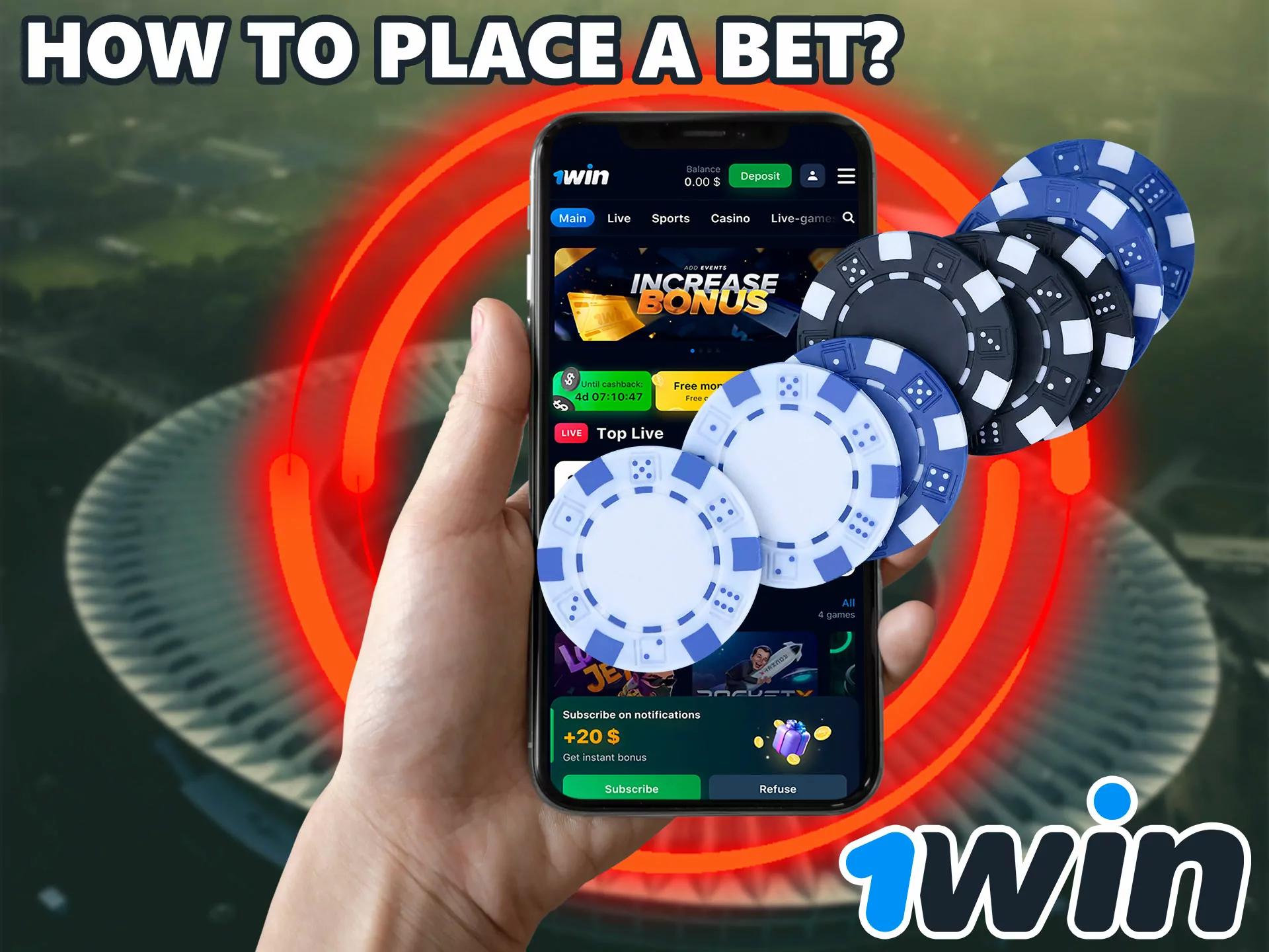 Our guide details the process of placing your first bet, just follow step by step.