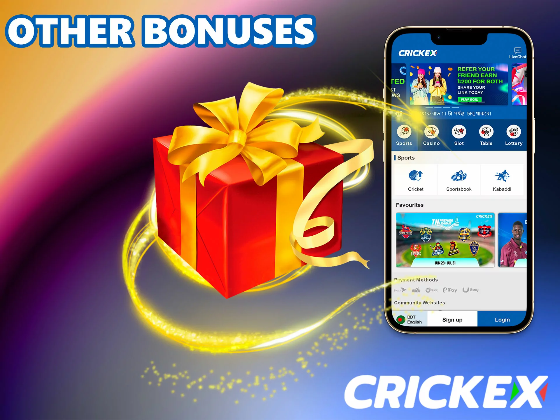 Find out what bonuses the bookmaker offers.