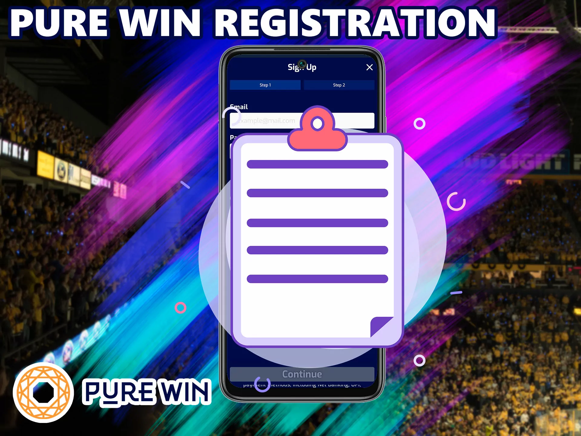 Learn how to create a Pure Win account with our simple guide.