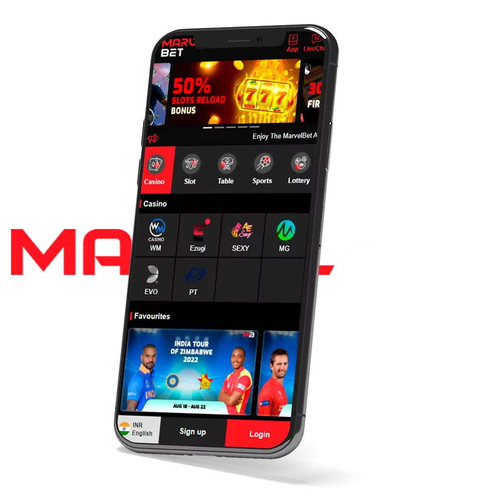 Marvelbet app Download for Android and iOS.