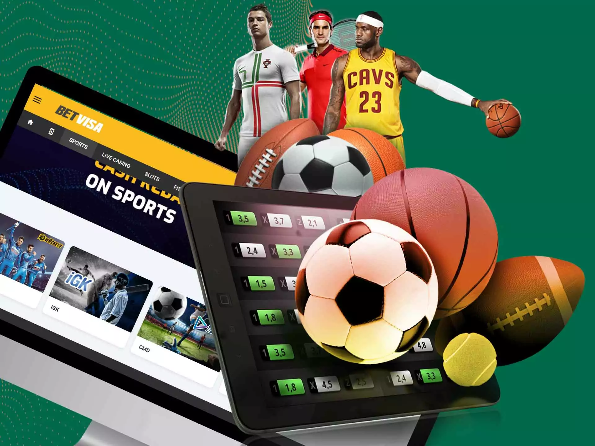 Place single bets at BetVisa if you are new to betting.
