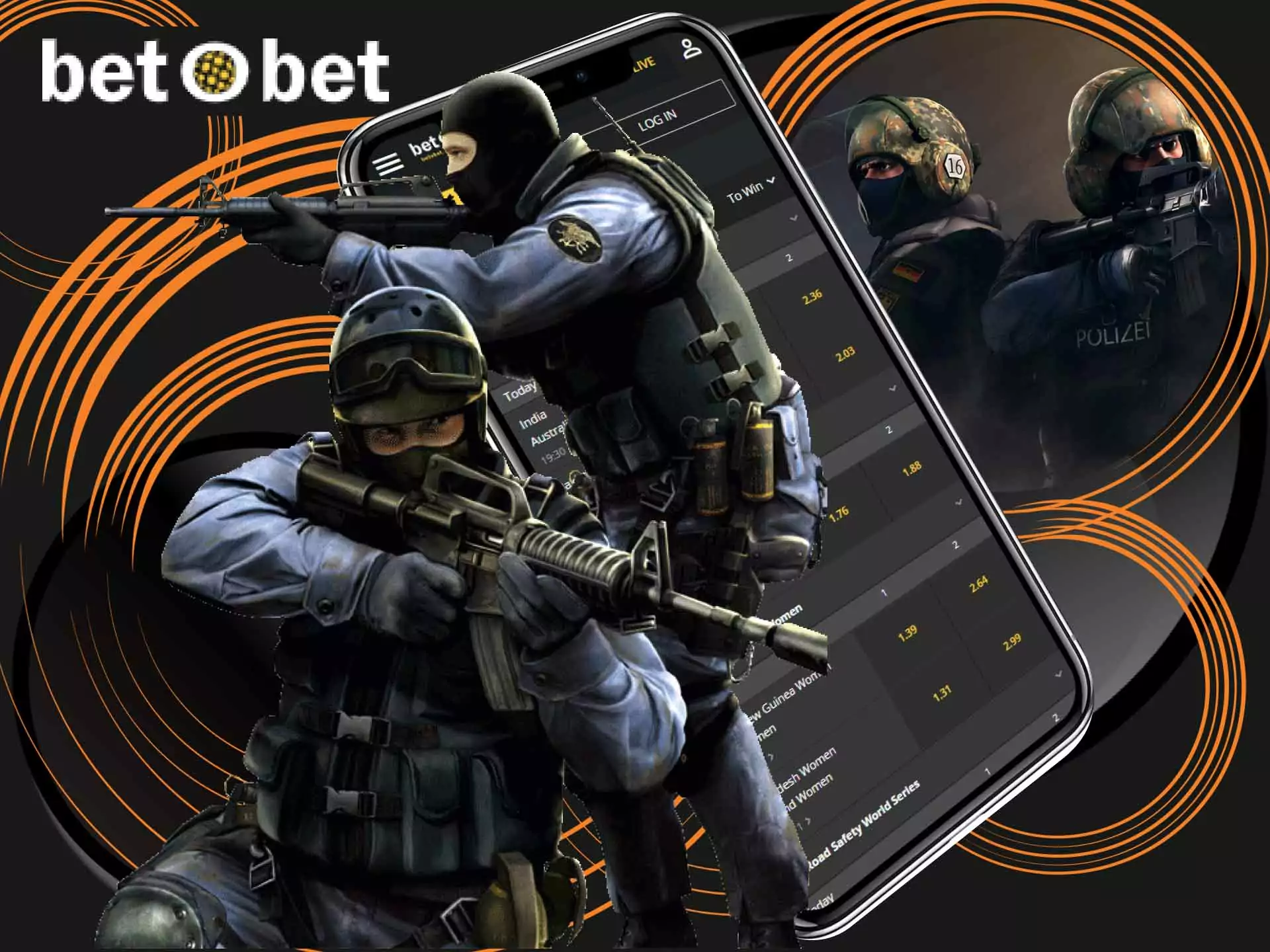 CS:GO is also available for betting at BetOBet.
