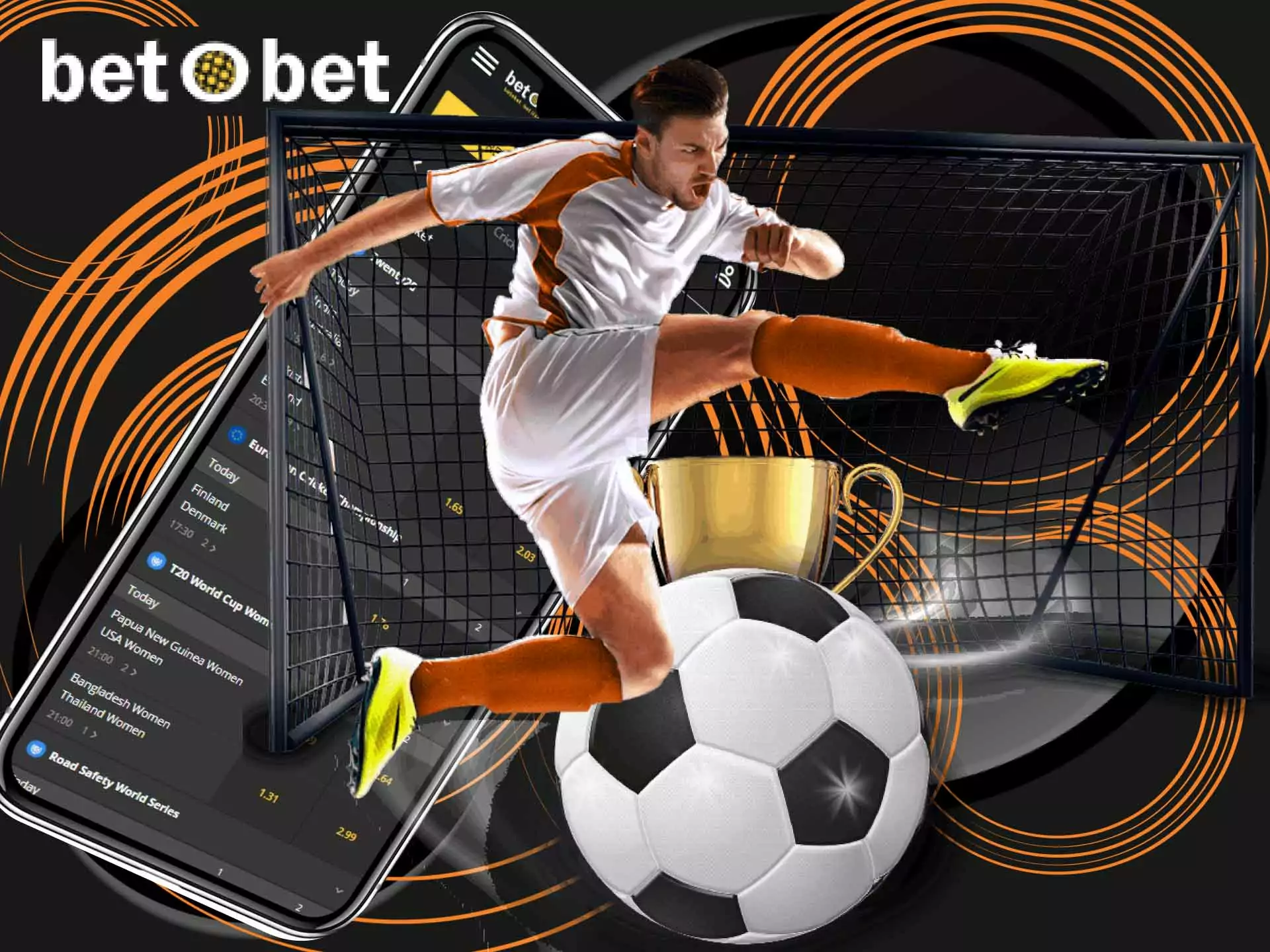 Place total bets in the BetOBet sportsbook..