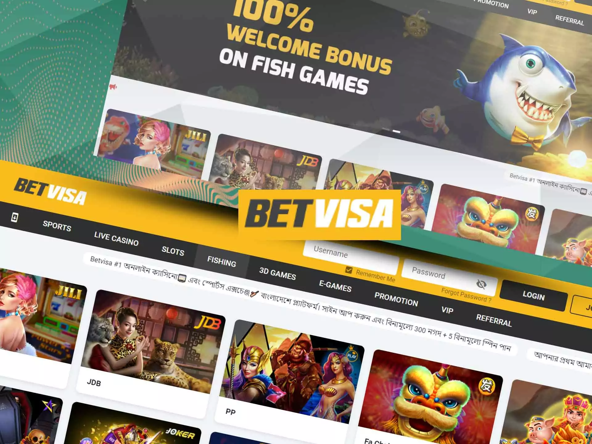 There is a specific section at BetVisa with high-class games.