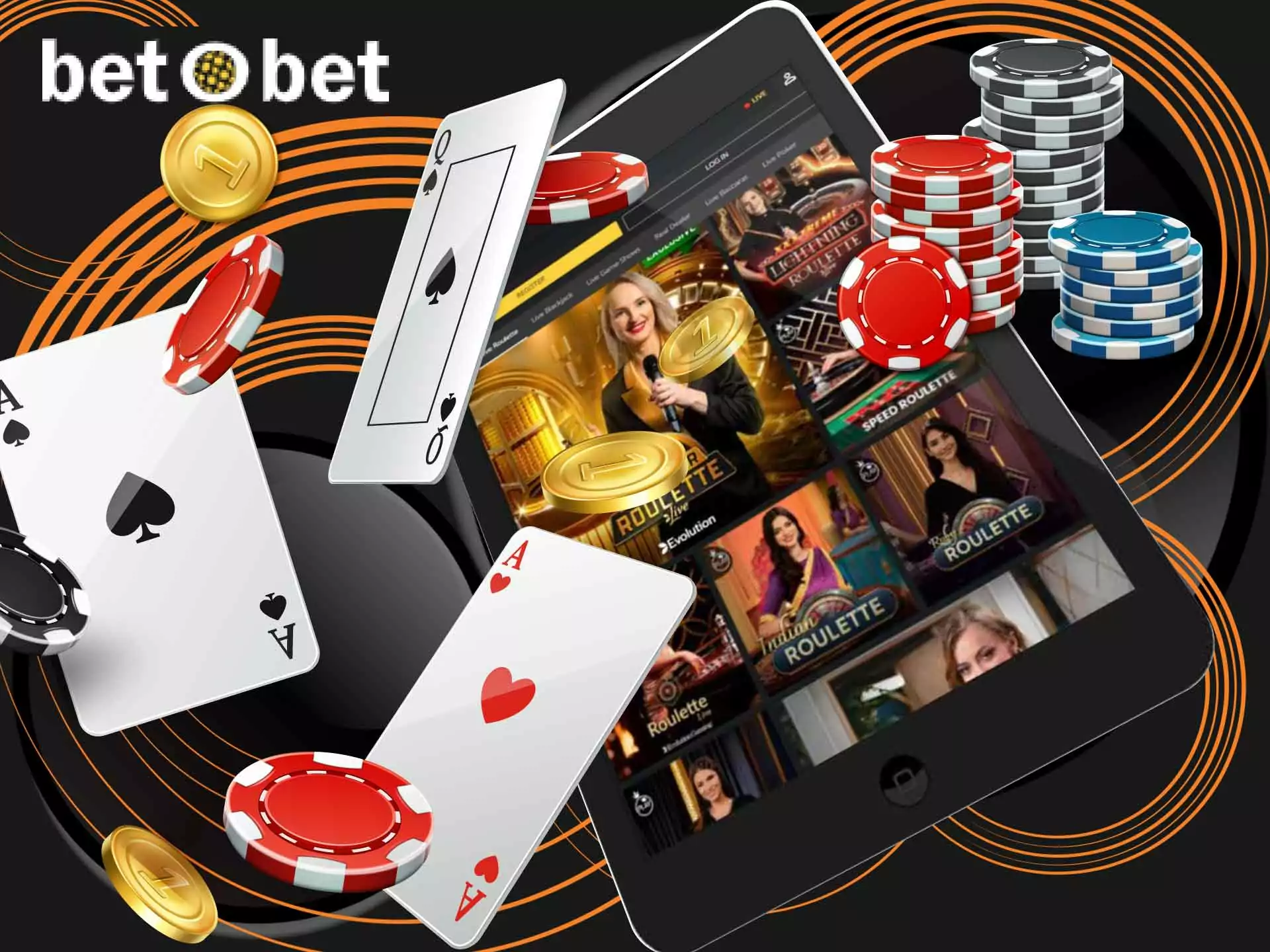 There is also a casino section in the BetOBet app.
