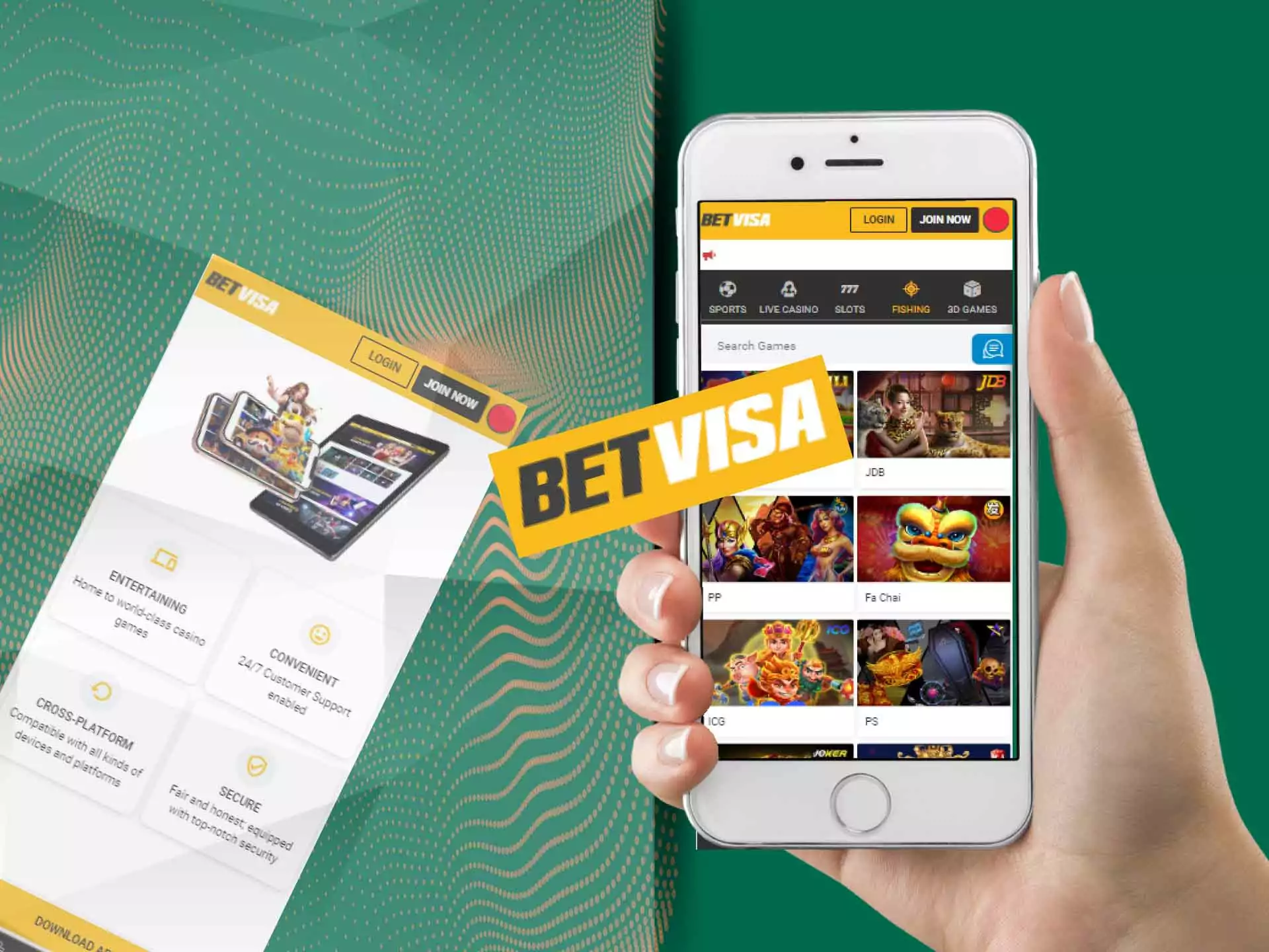BetVisa has a great and convenient mobile app.