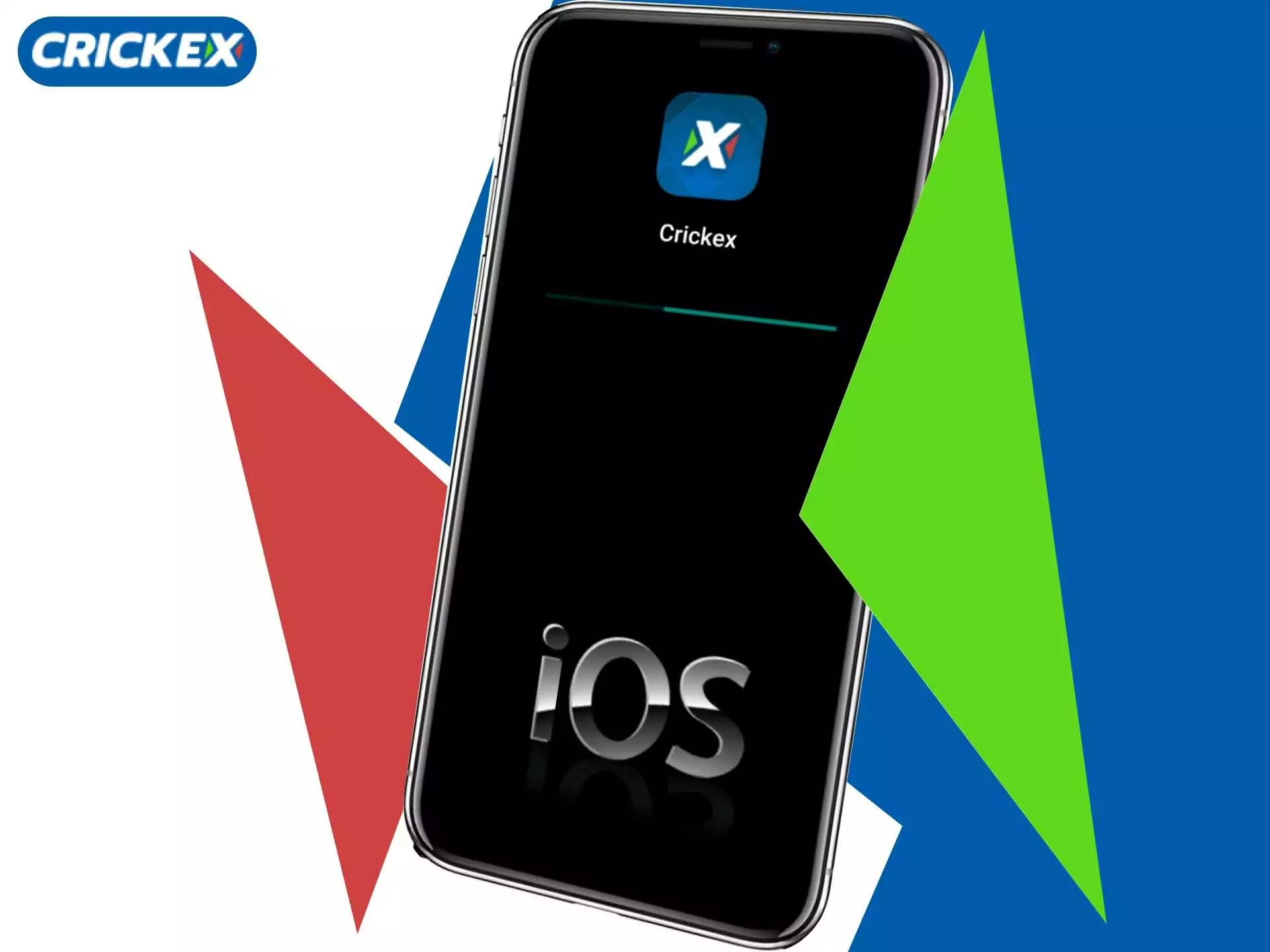 Download the Crickex app on your iPhone.