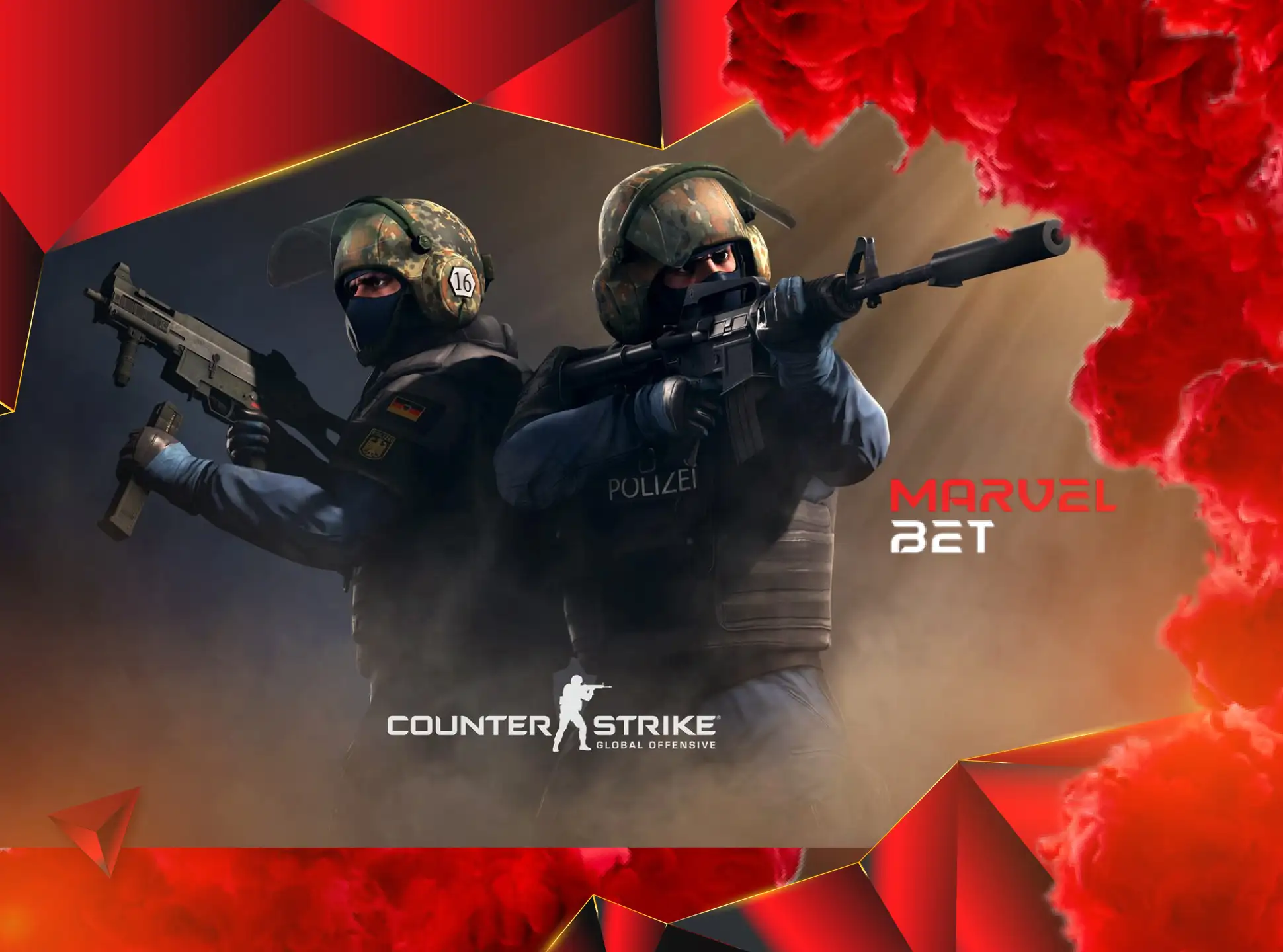 CS:GO is another option for betting on the MarvelBet site.