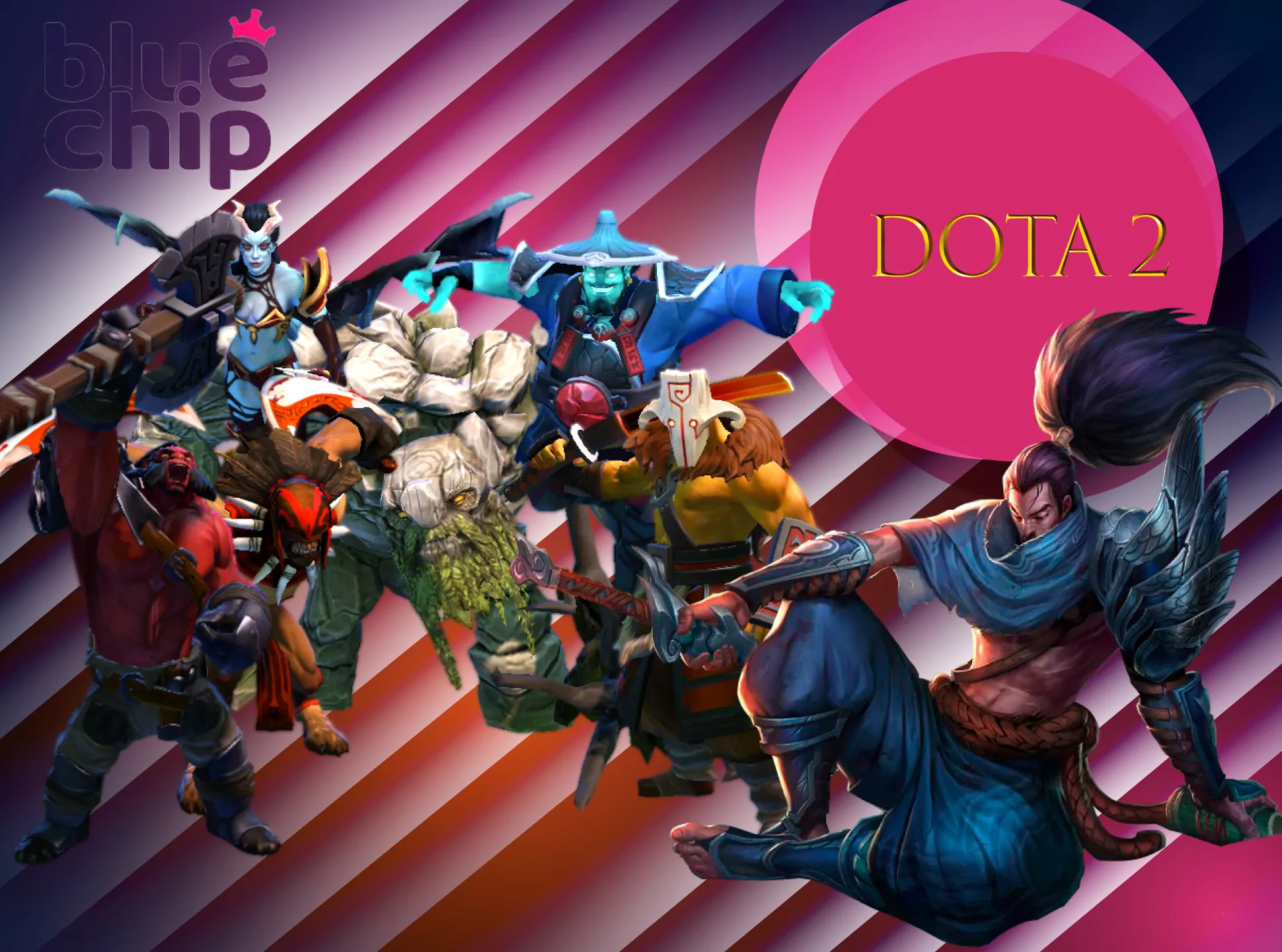 Dota 2 is also available at Bluechip.