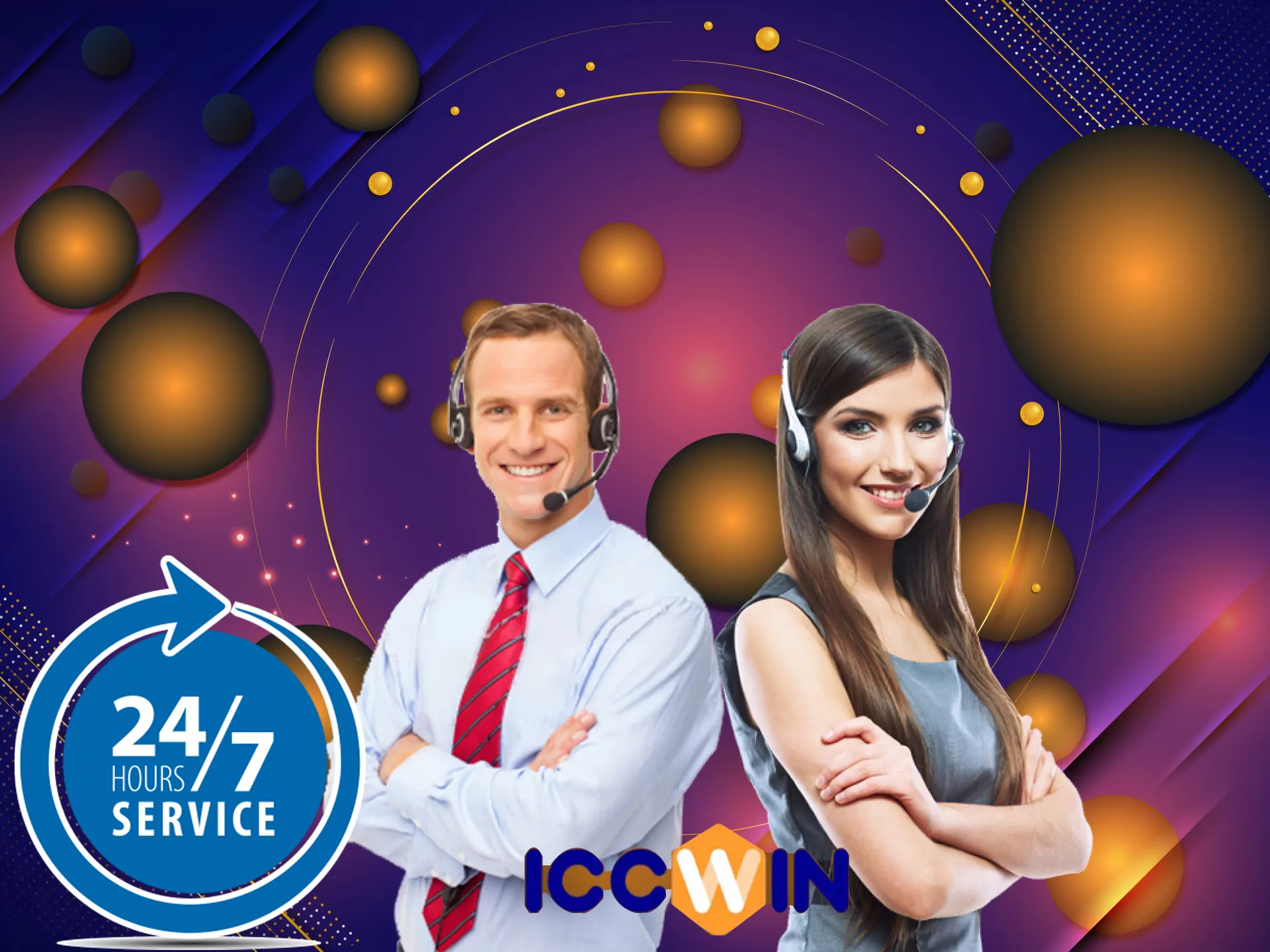Stay in touch with the ICCWIN support team around the clock.