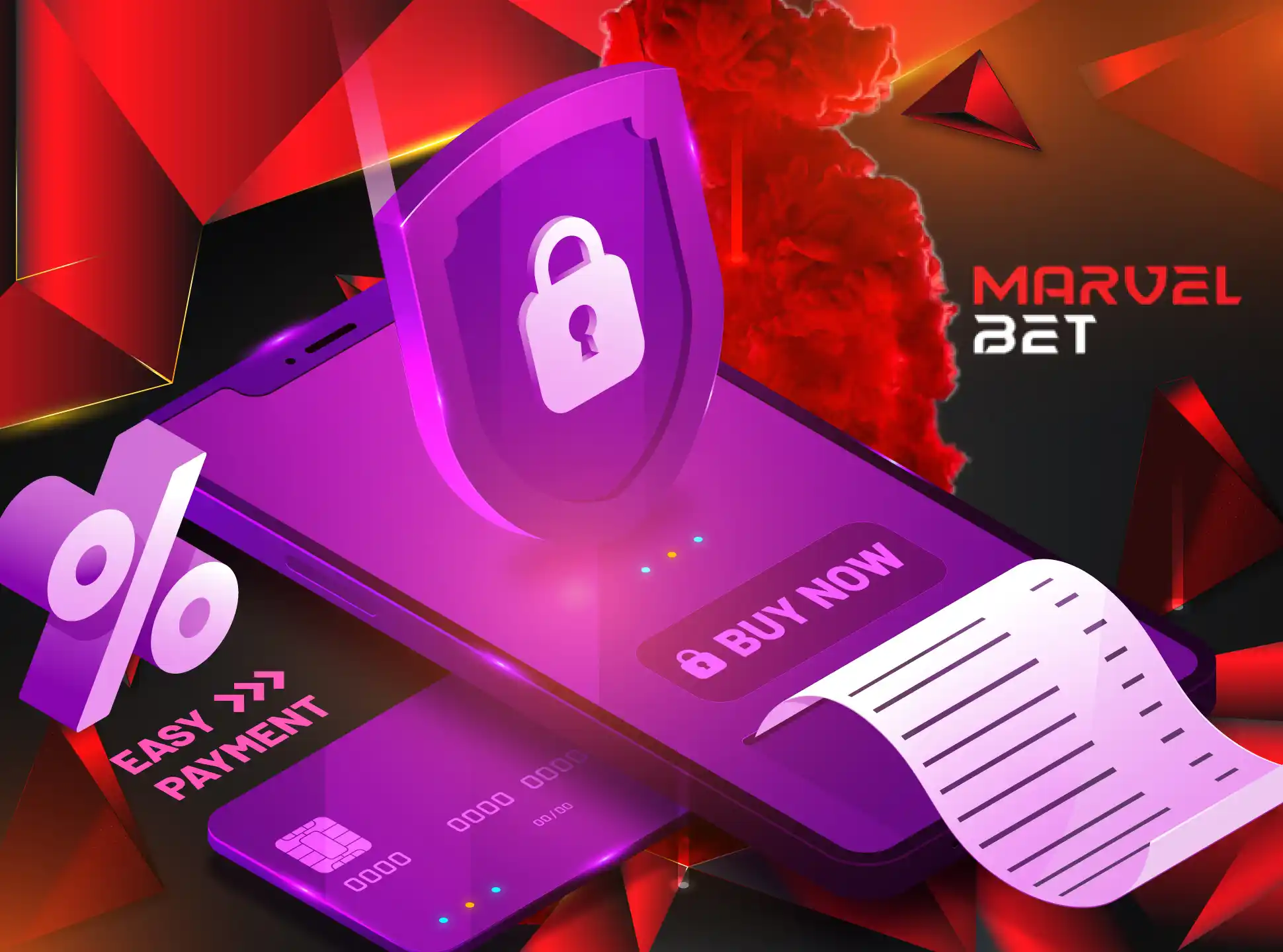 Deposit and withdraw money instantly at MarvelBet.