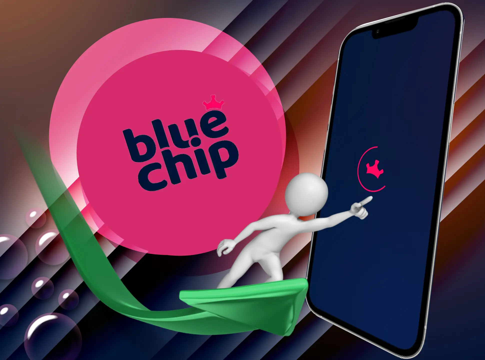 The Bluechip app is updated automatically and doesn't need your approach.