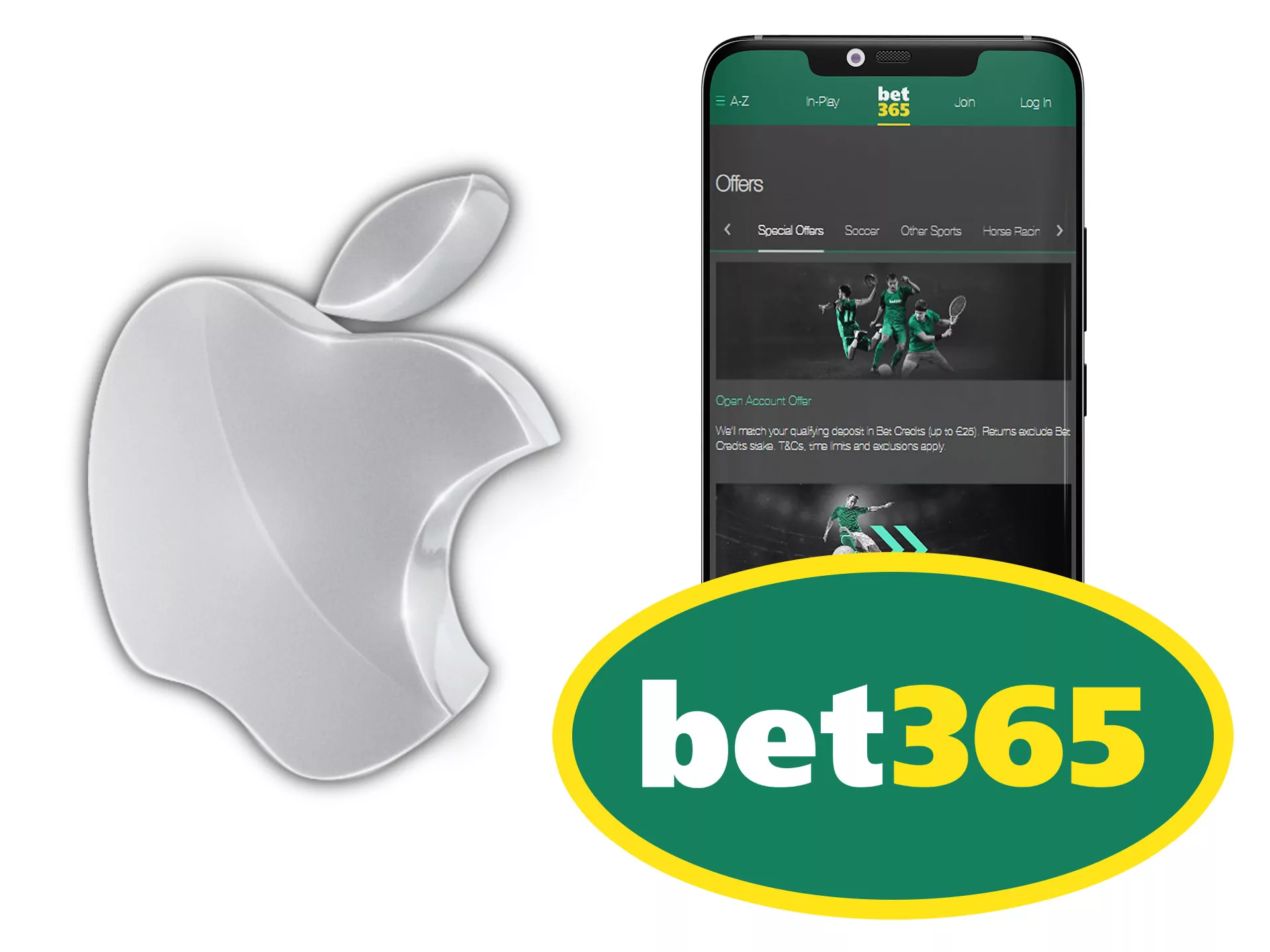 Bet365 app supports most of Apple devices.