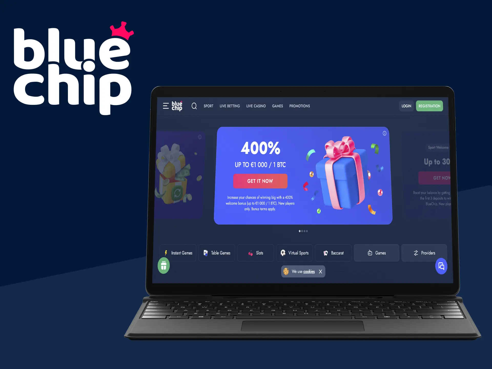 The most important thing for Bluechip is that they make the site easy to use, and with a well-designed interface and good navigation you can enjoy your betting experience.