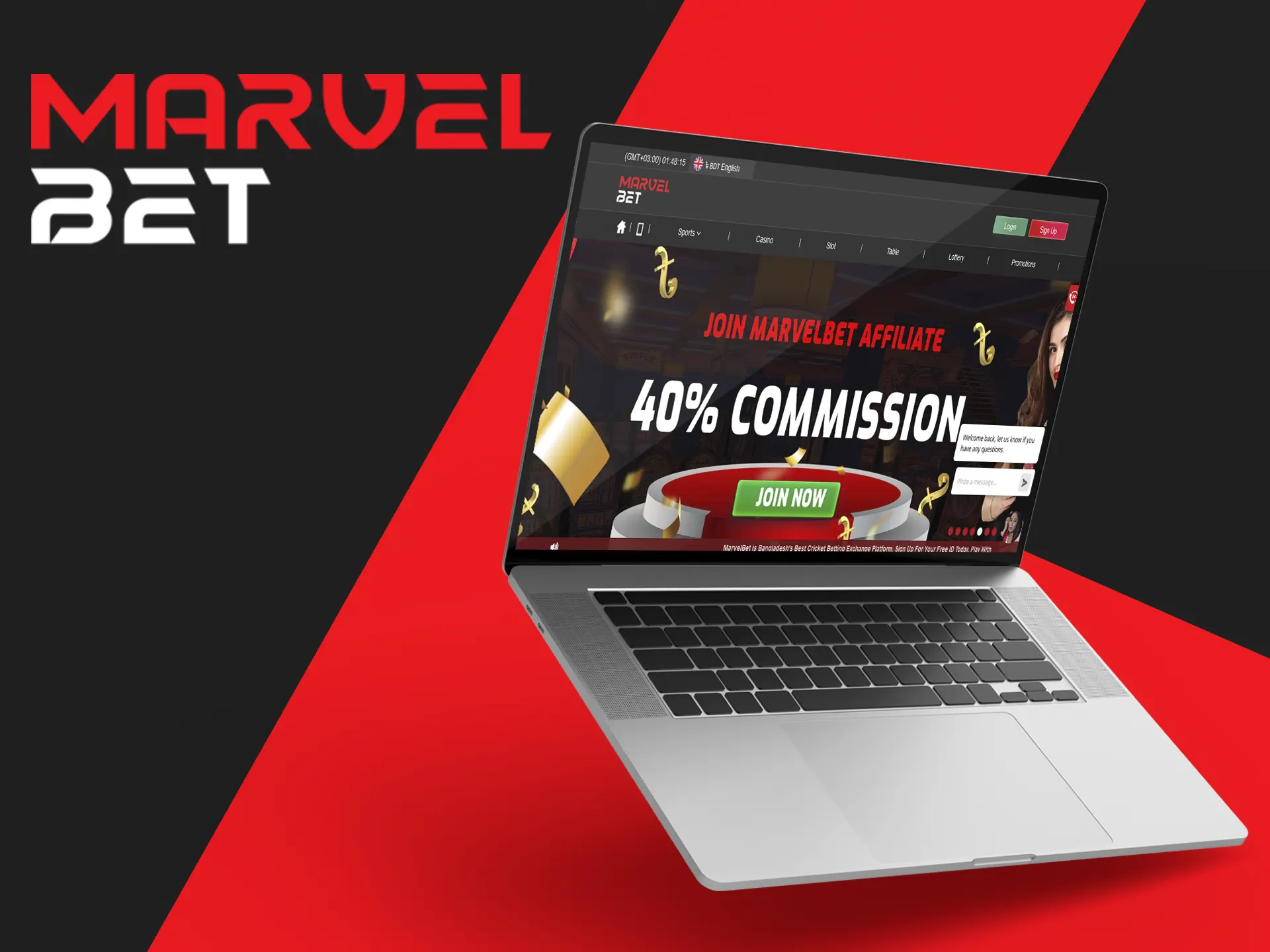 You'll enjoy playing at MarvelBet, with lots of useful extras, easy registration, an abundance of payment systems that are convenient for users from Bangladesh and much more.