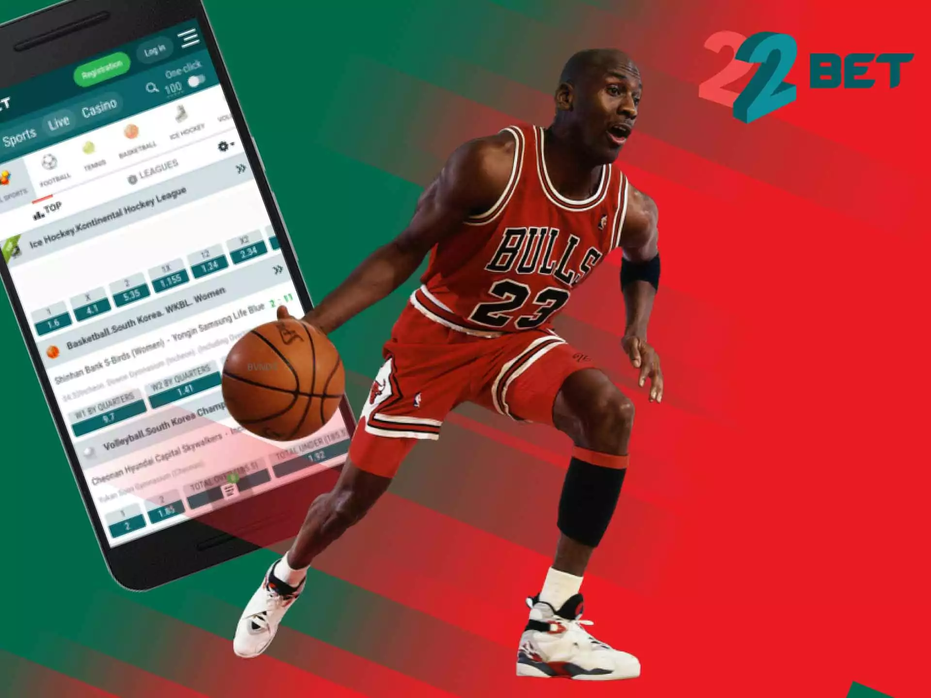 There are a lot of basketball leagues that you can bet on at 22bet.