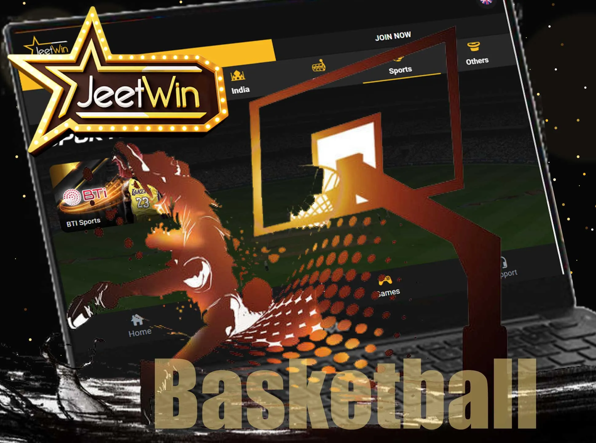 You can also bet on basketball matches and win money on Jeetwin.