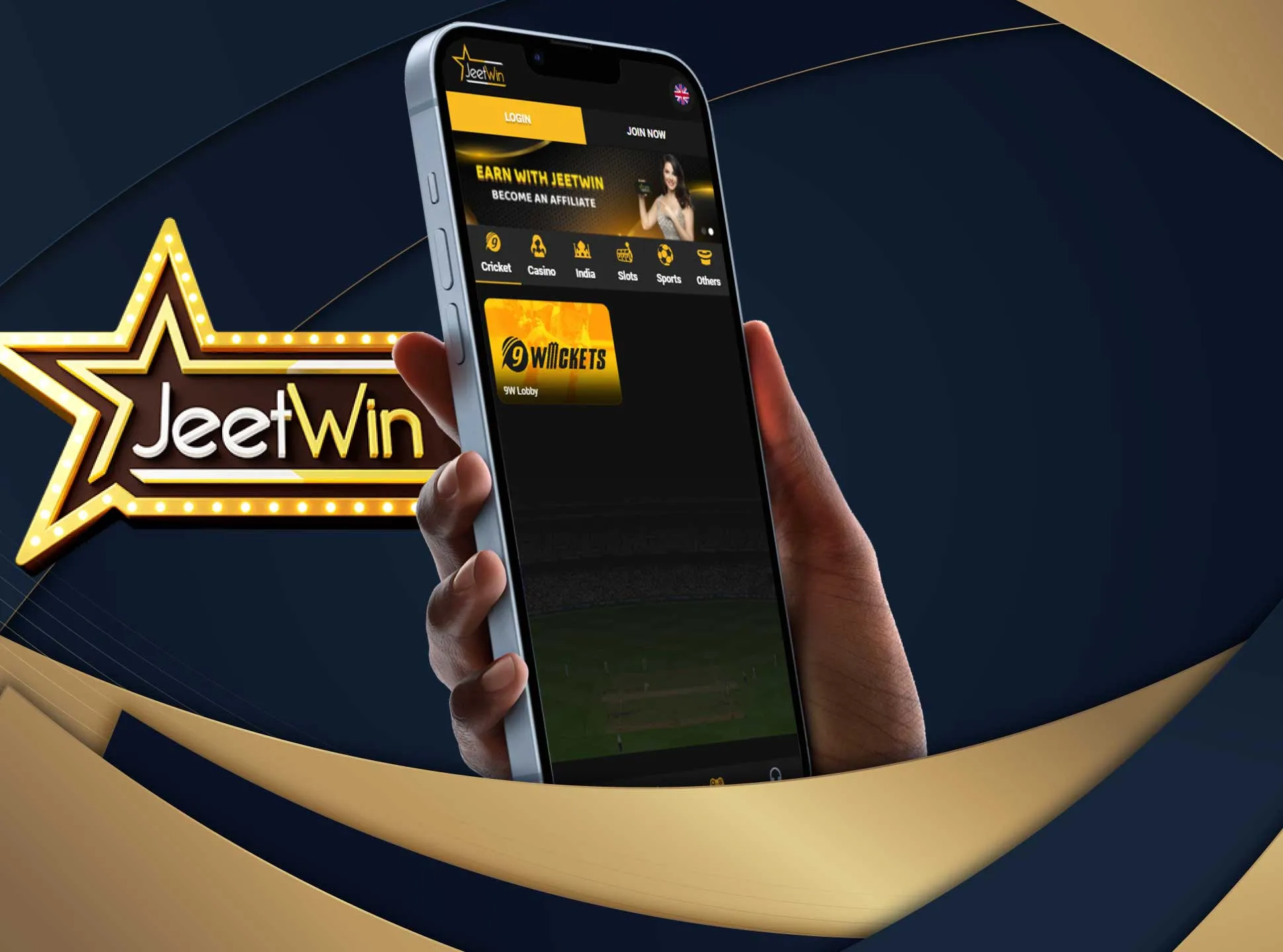You can place bets on cricket via your Jeetwin app.