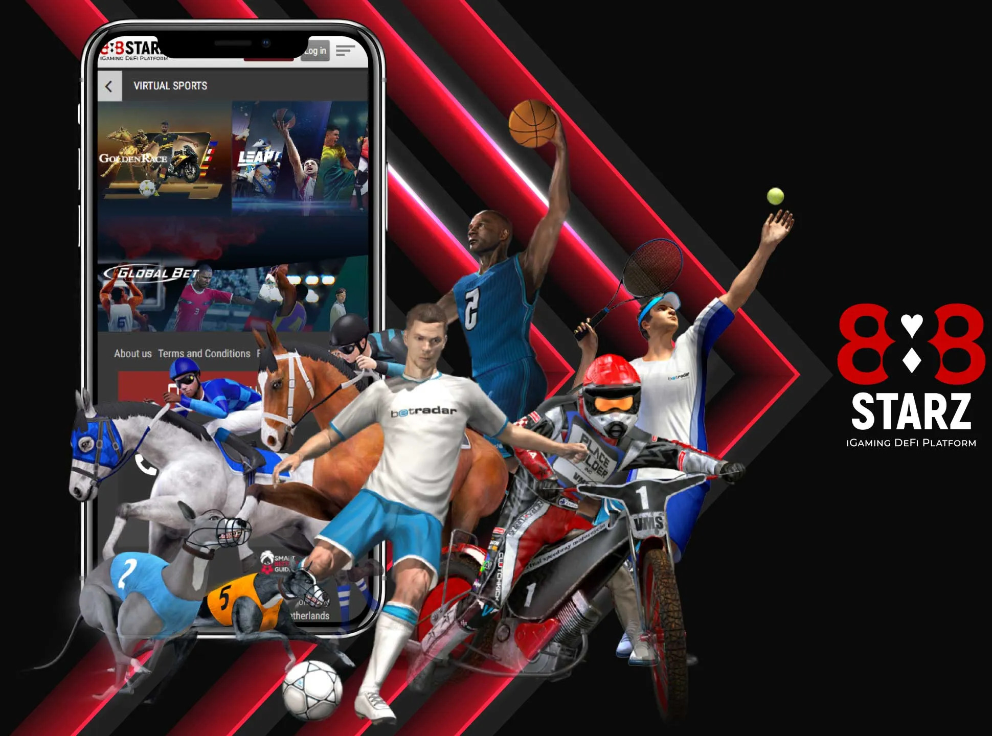 There are also many different virtual sports to bet on in the 888starz app.